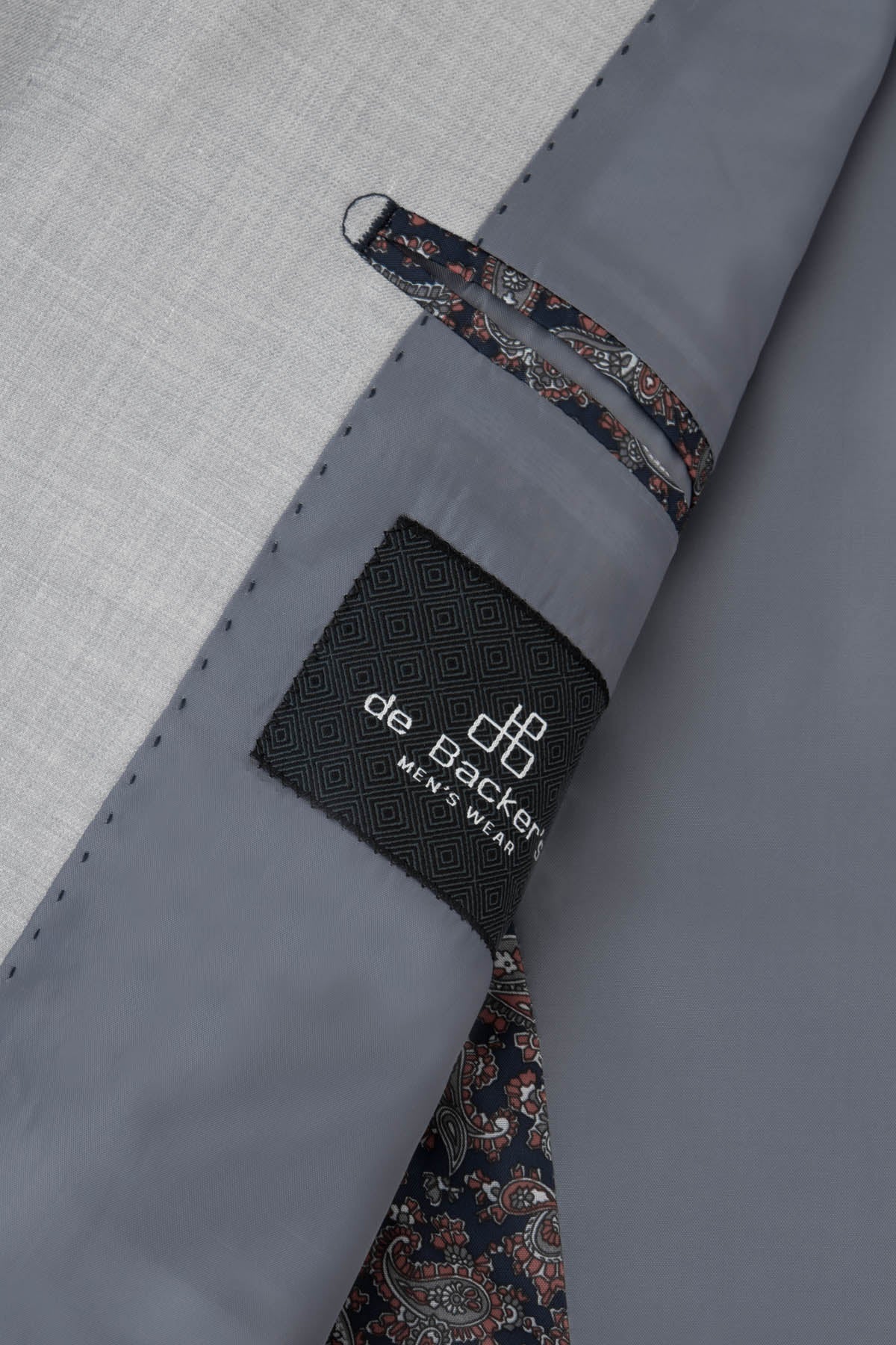 Twill Patterned Light-Gray Bamboo Suite