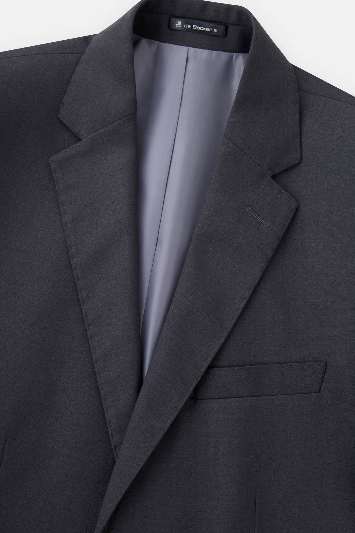 Twill Patterned Dark-Gray Bamboo Suite - 5
