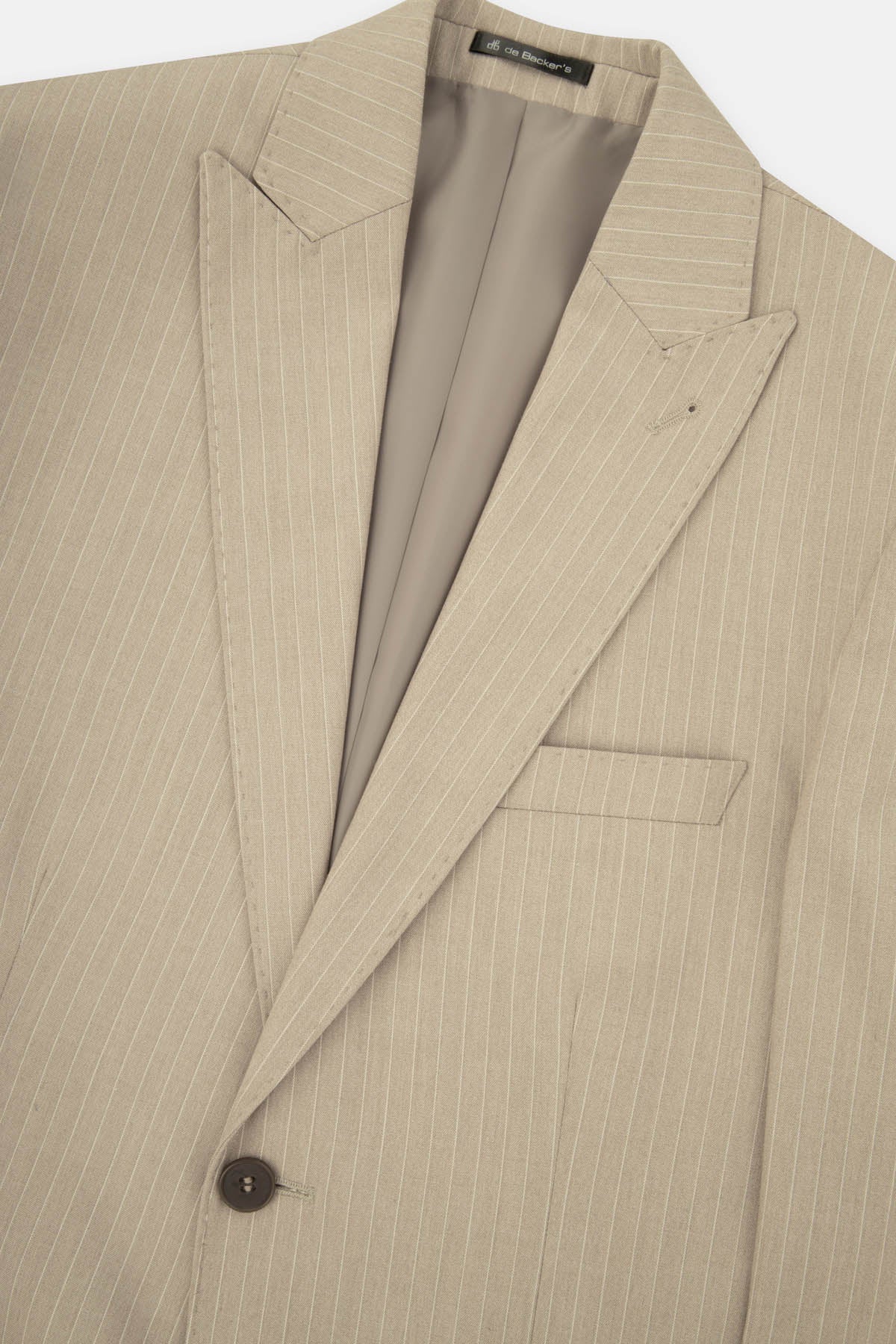 Striped Khaki Suite