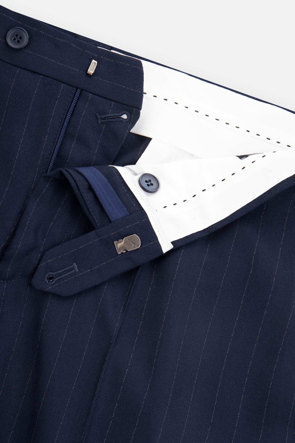 Striped Oxford Blue Suite