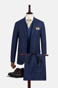 Jacquard Space Cadet Navy Suite - 1