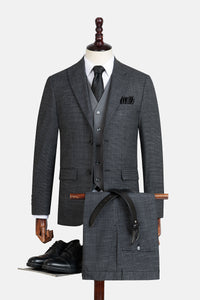 Patterned Black Suite - 1