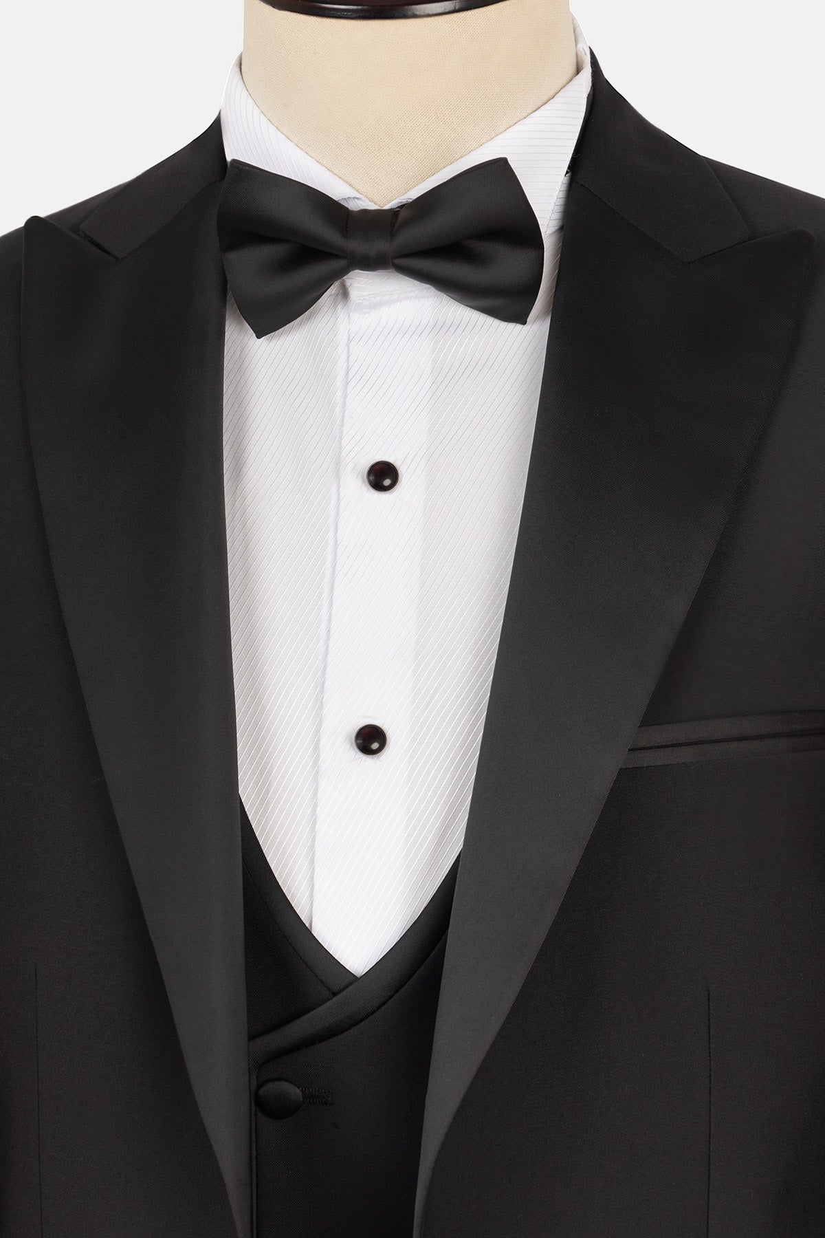 Solid Black Tuxedo