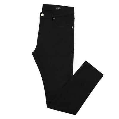 Twill Patterned Black Jeans pant