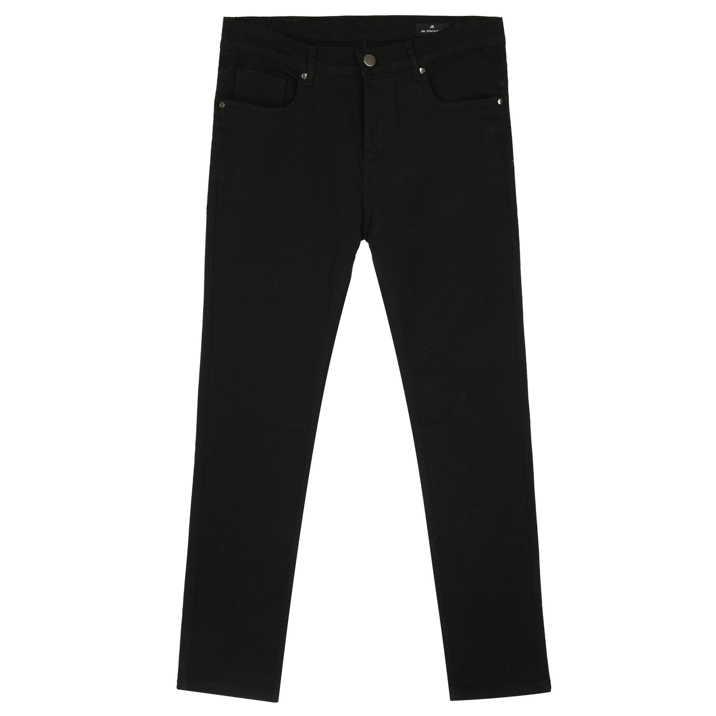 Twill Patterned Black Jeans pant