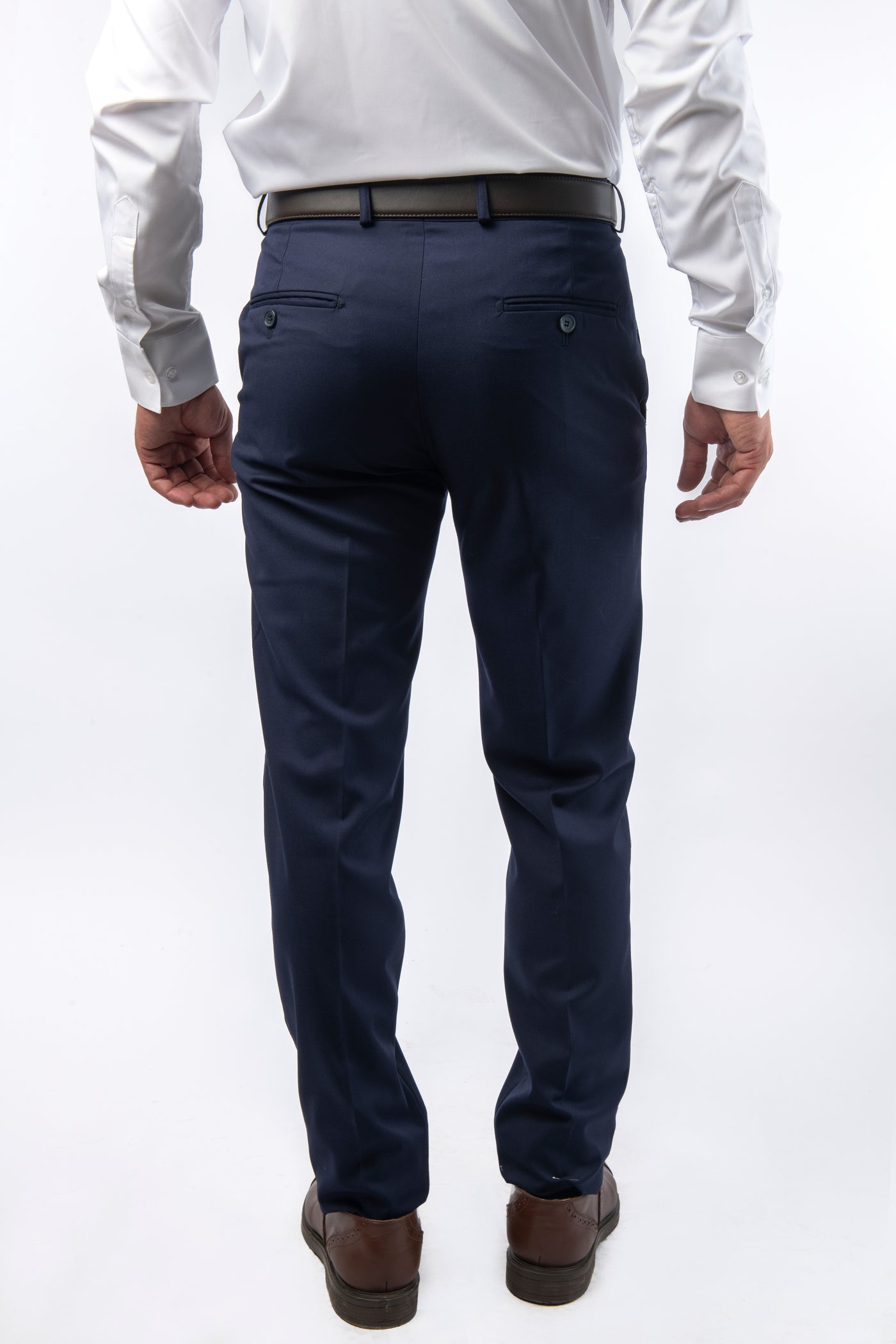 Solid Navy Twill  Classic Pant