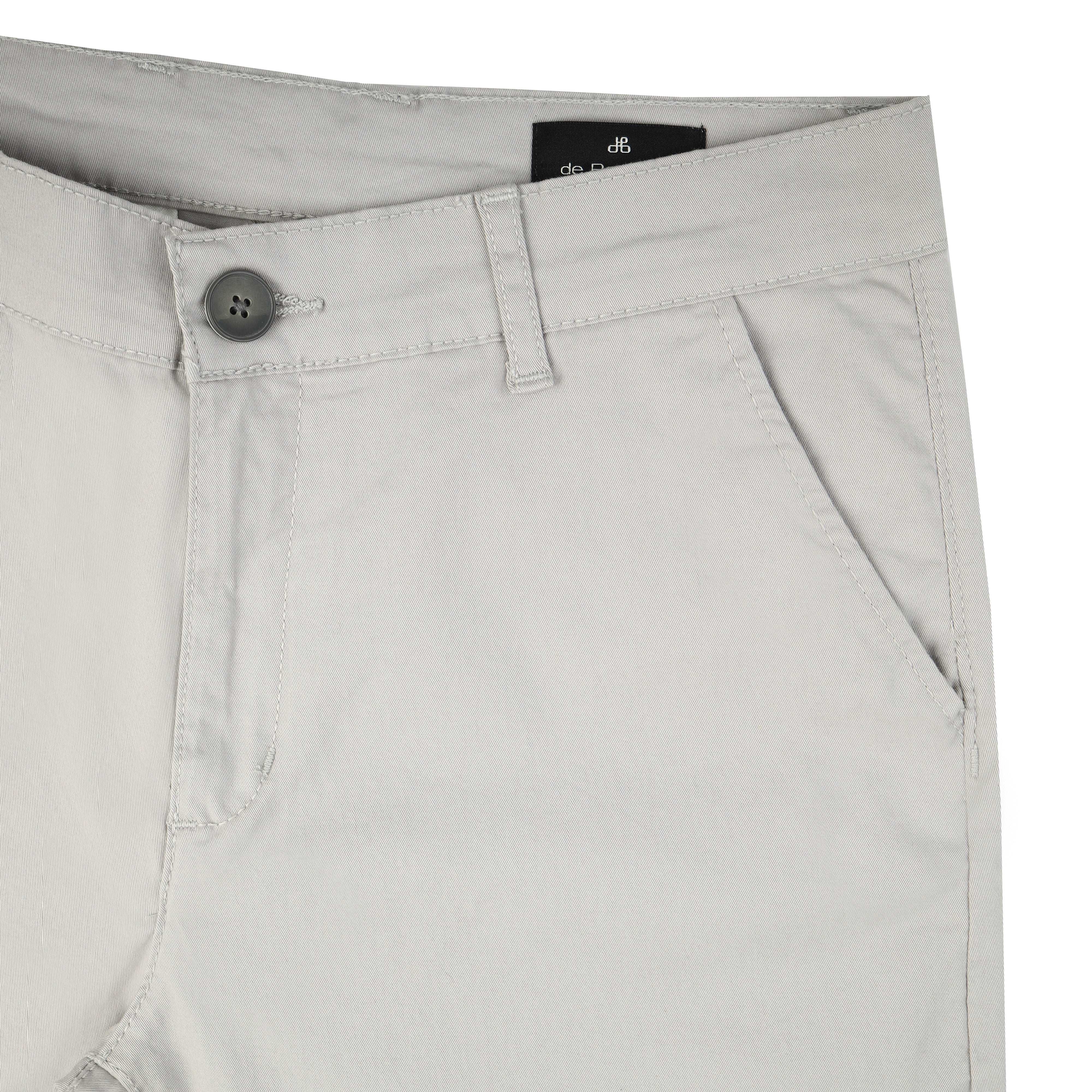 Chino Slim Gray Cotton Elastic Pant