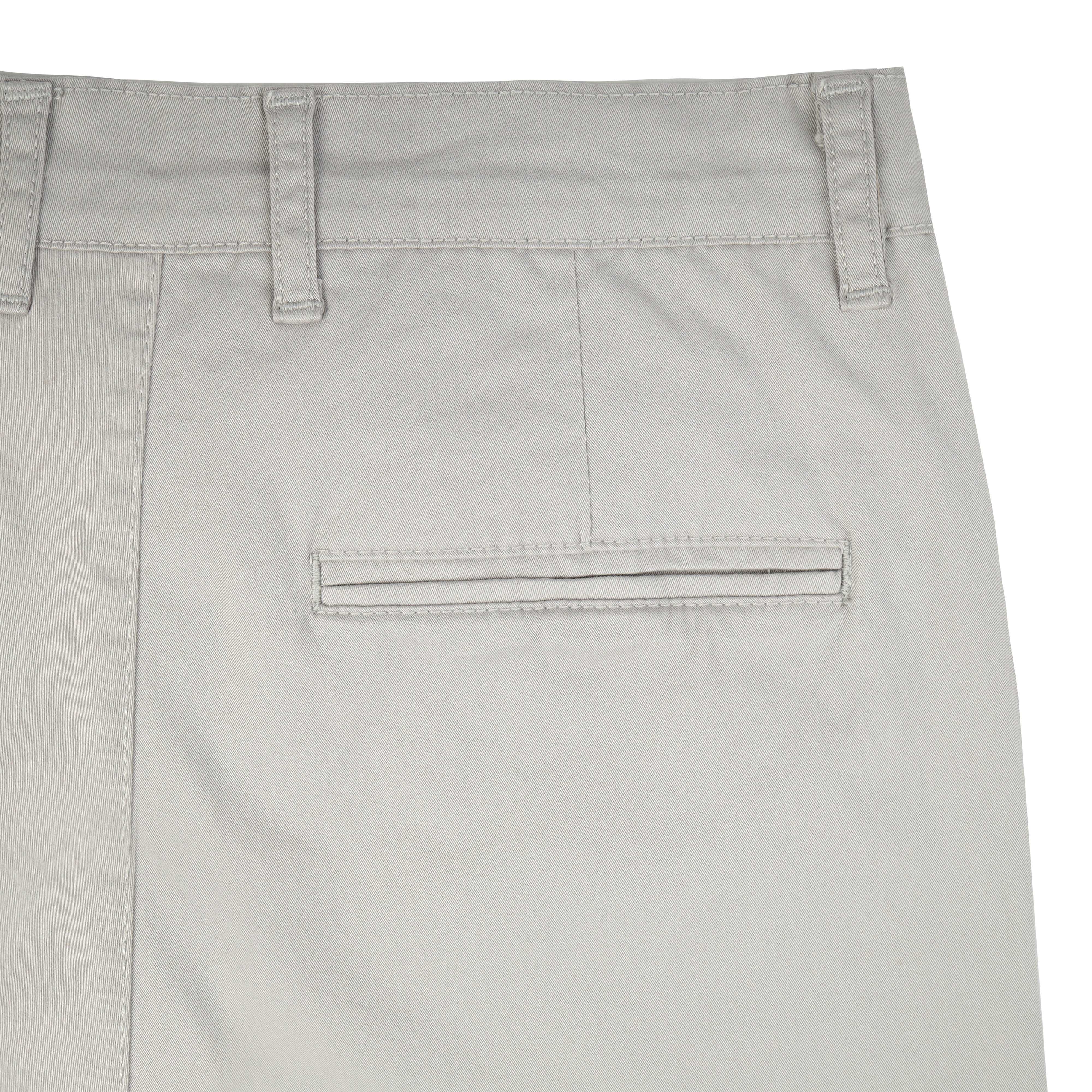 Chino Slim Gray Cotton Elastic Pant