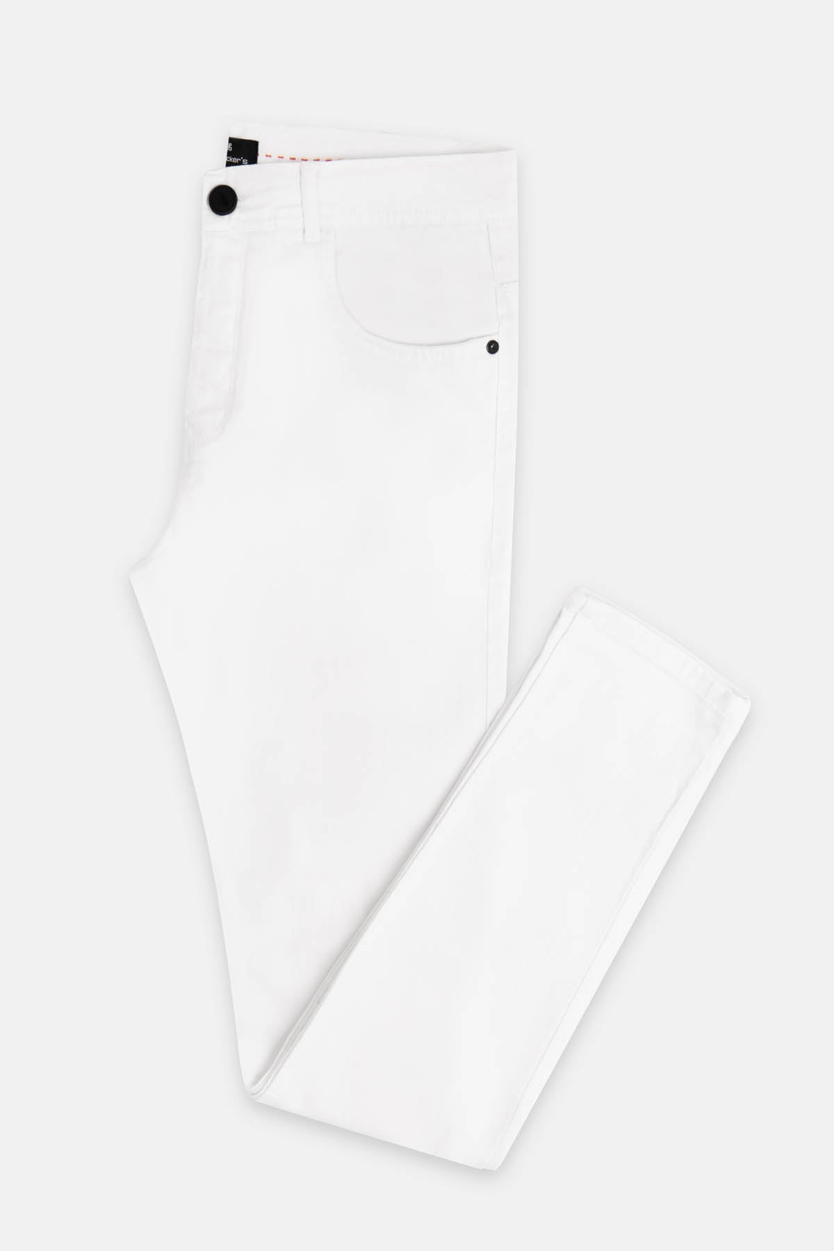 White dyed Jeans Pant - 1