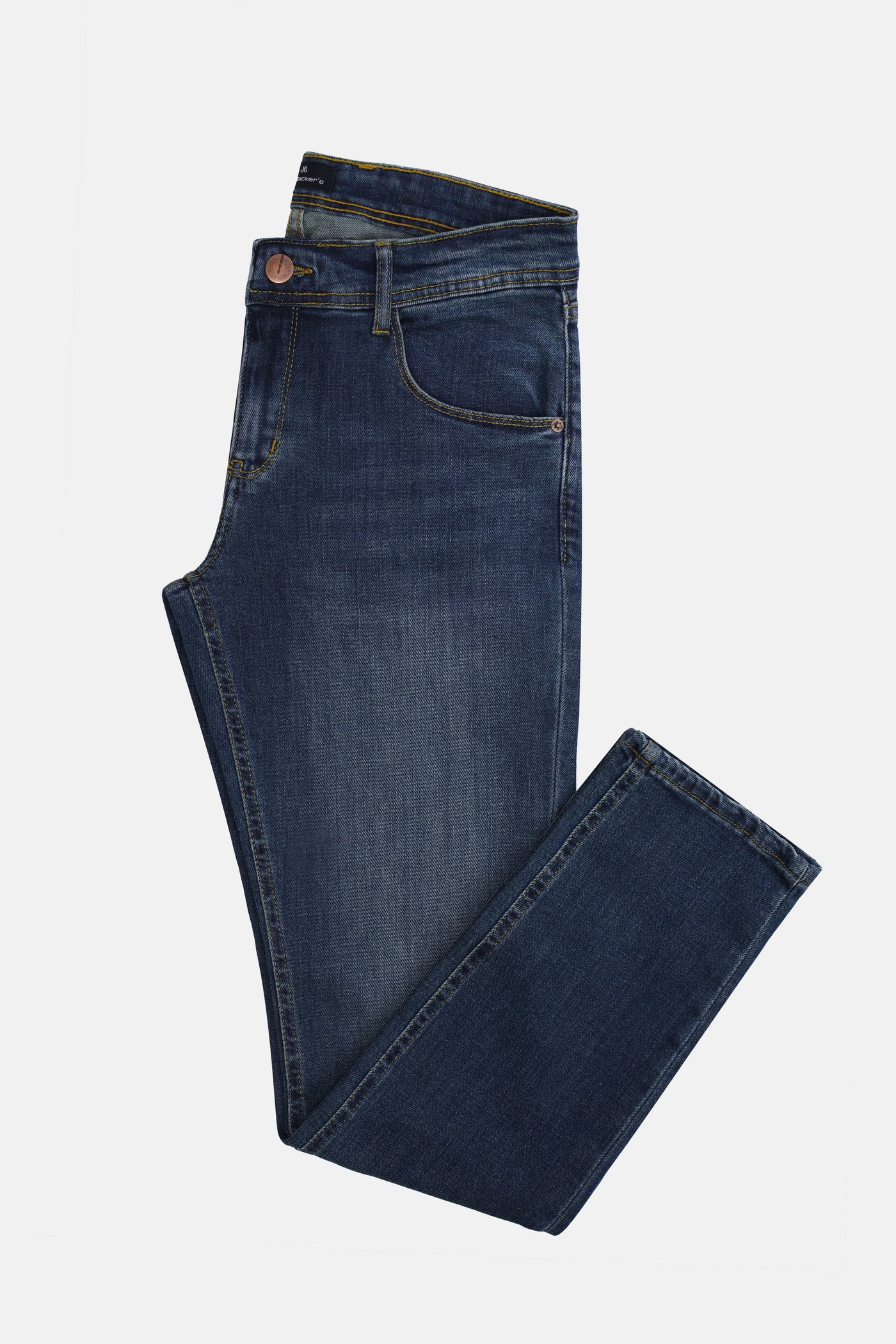 Navy Solid Slim Jeans