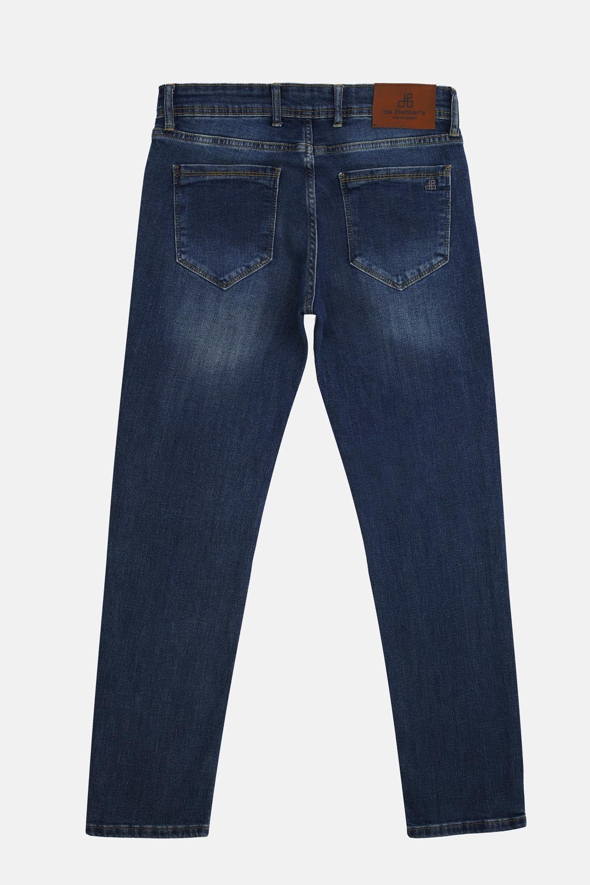 Navy Solid Slim Jeans