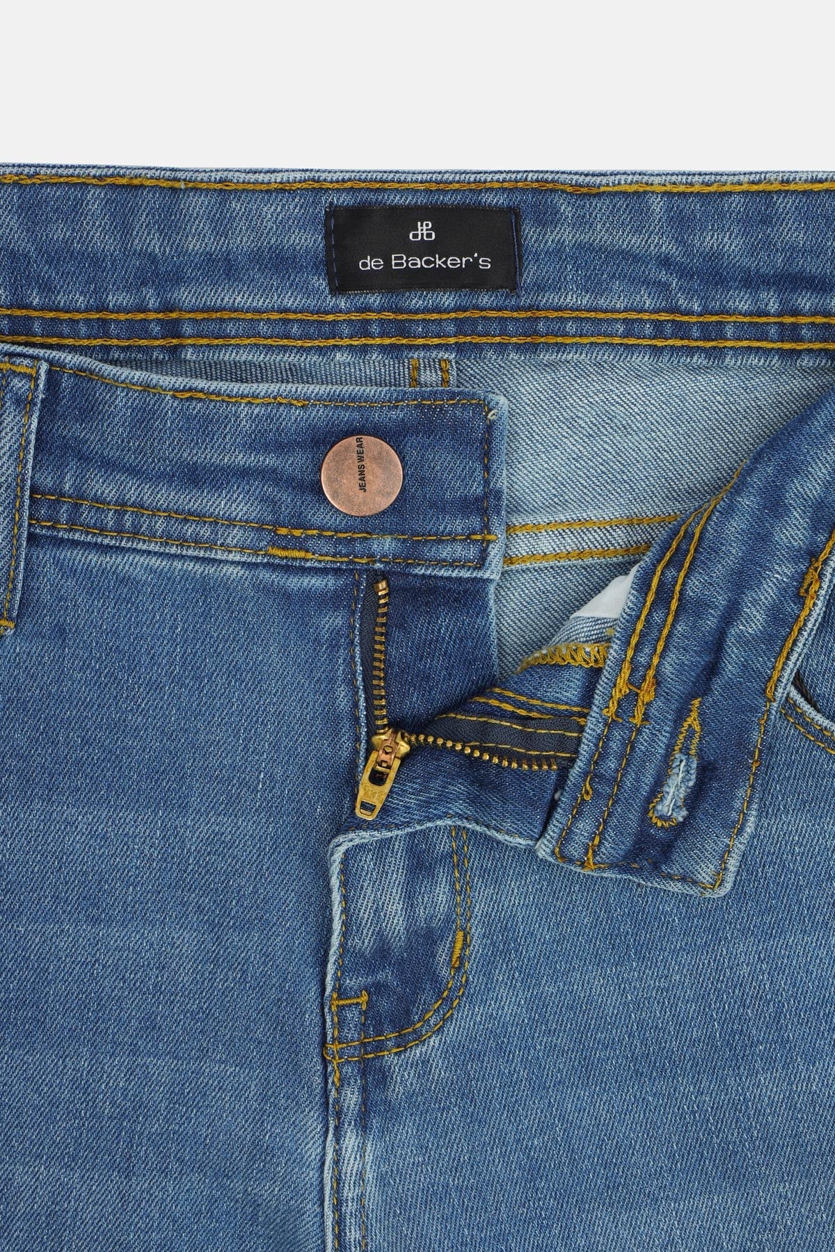 Solid  Slim Light Blue Jeans