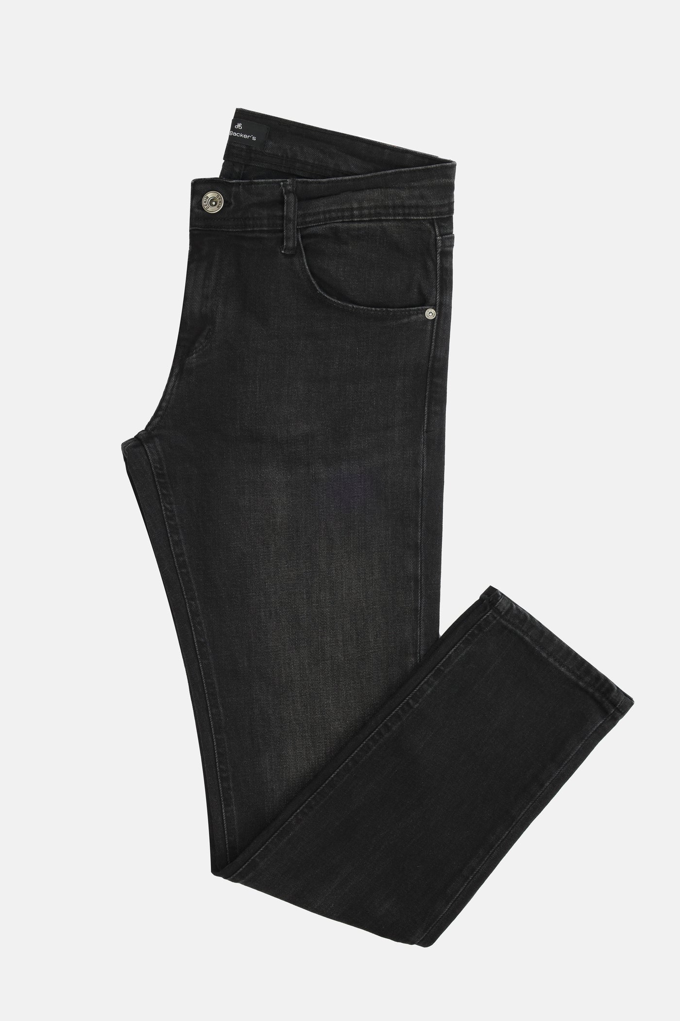 Solid Slim Black Jeans