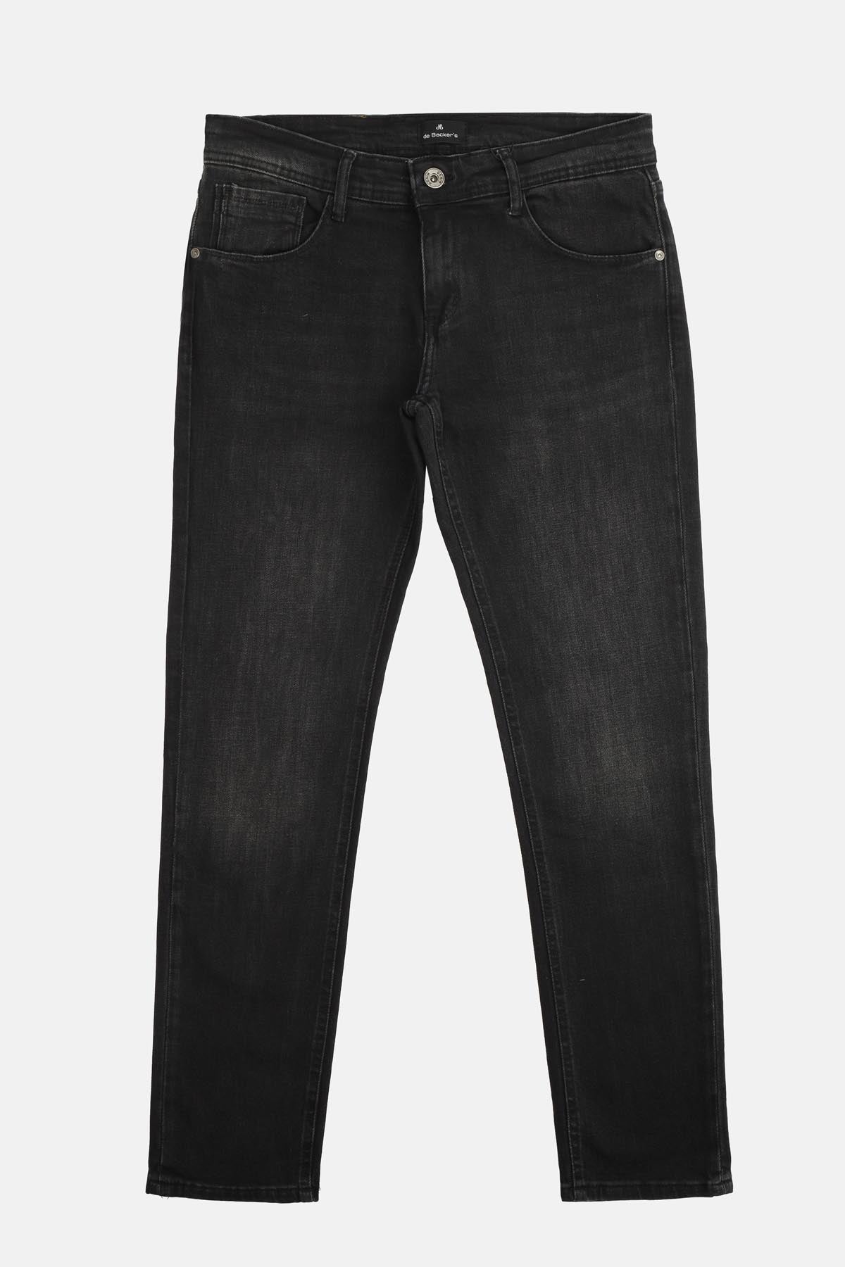 Solid Slim Black Jeans