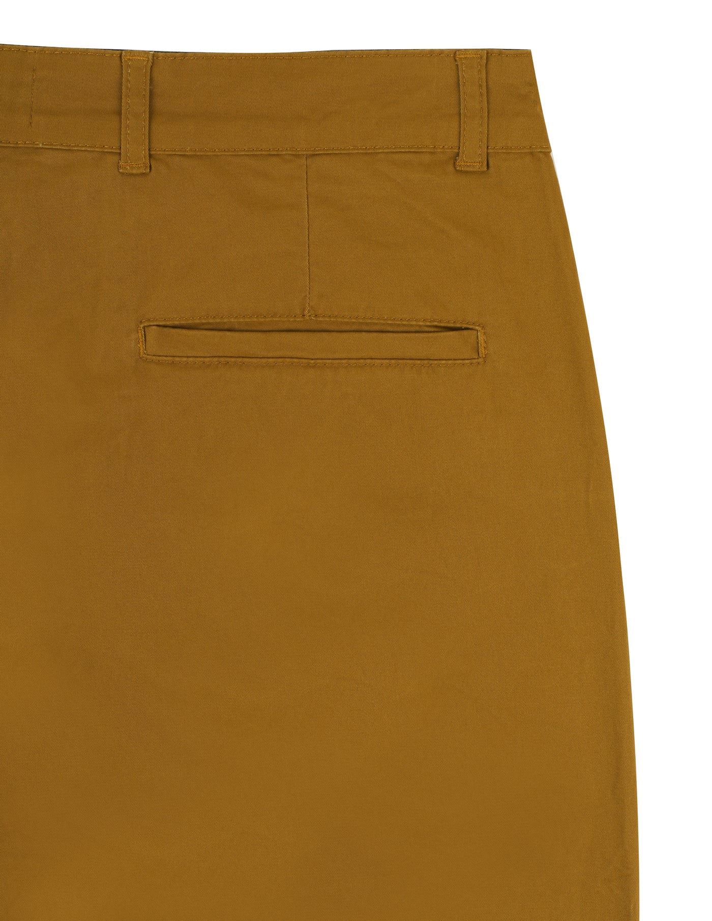 Chino Twill Cotton & Elastic Copper Gabardine Pant
