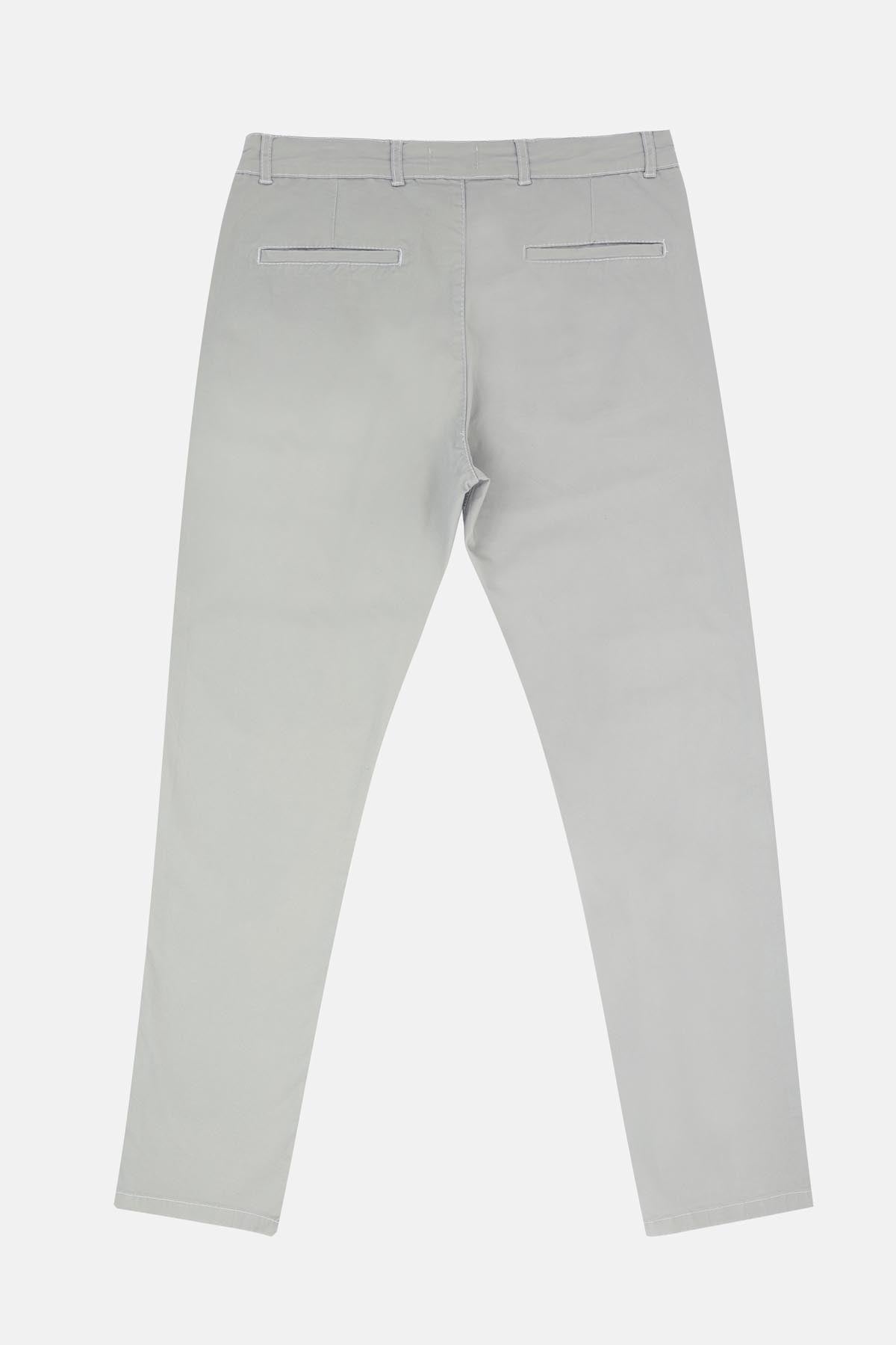 Chino Twill Cotton & Elastic Dun Gabardine Pant