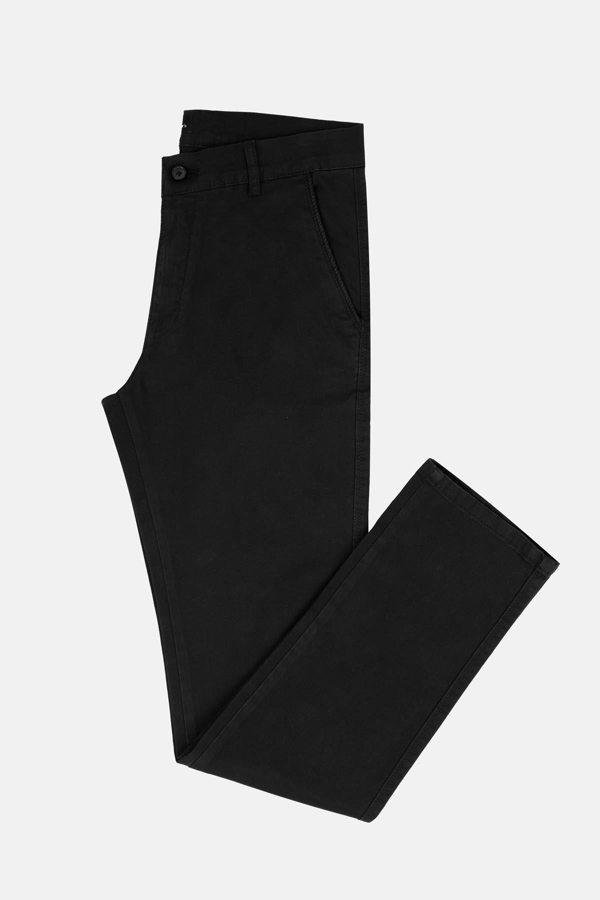 Chino Twill Black Slim  Pant