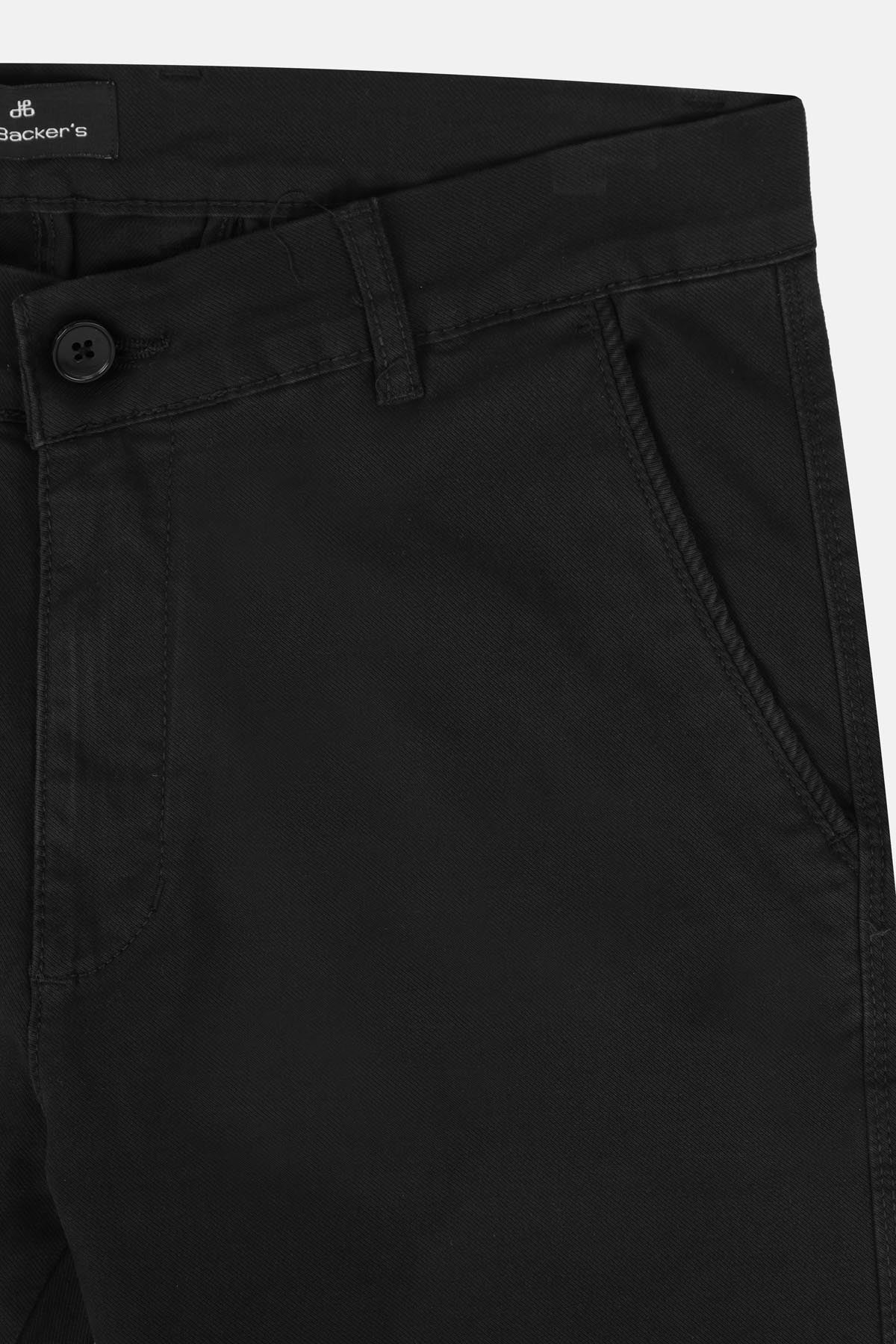 Chino Twill Black Slim  Pant