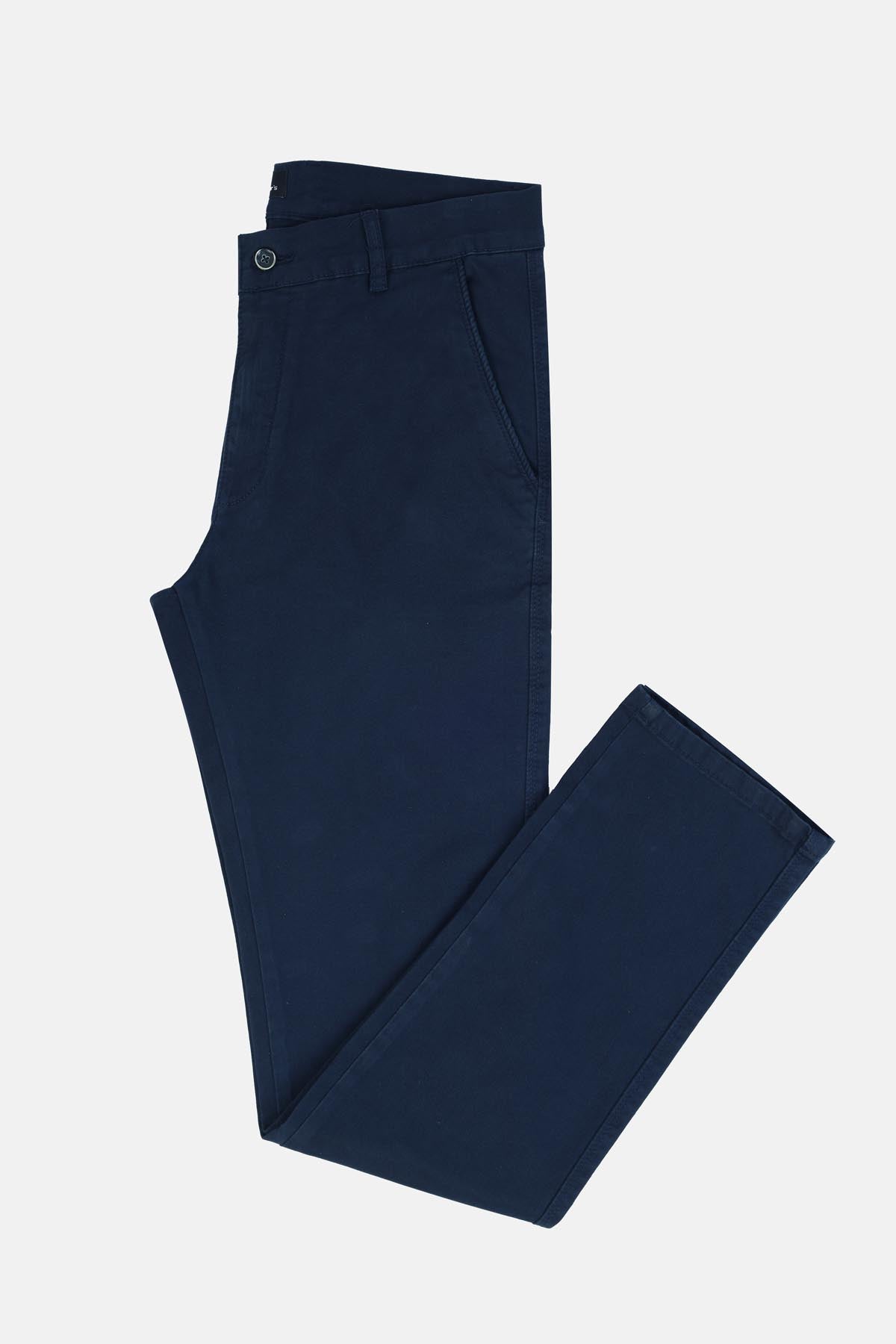 Chino Twill Oxford Blue Slim  Pant