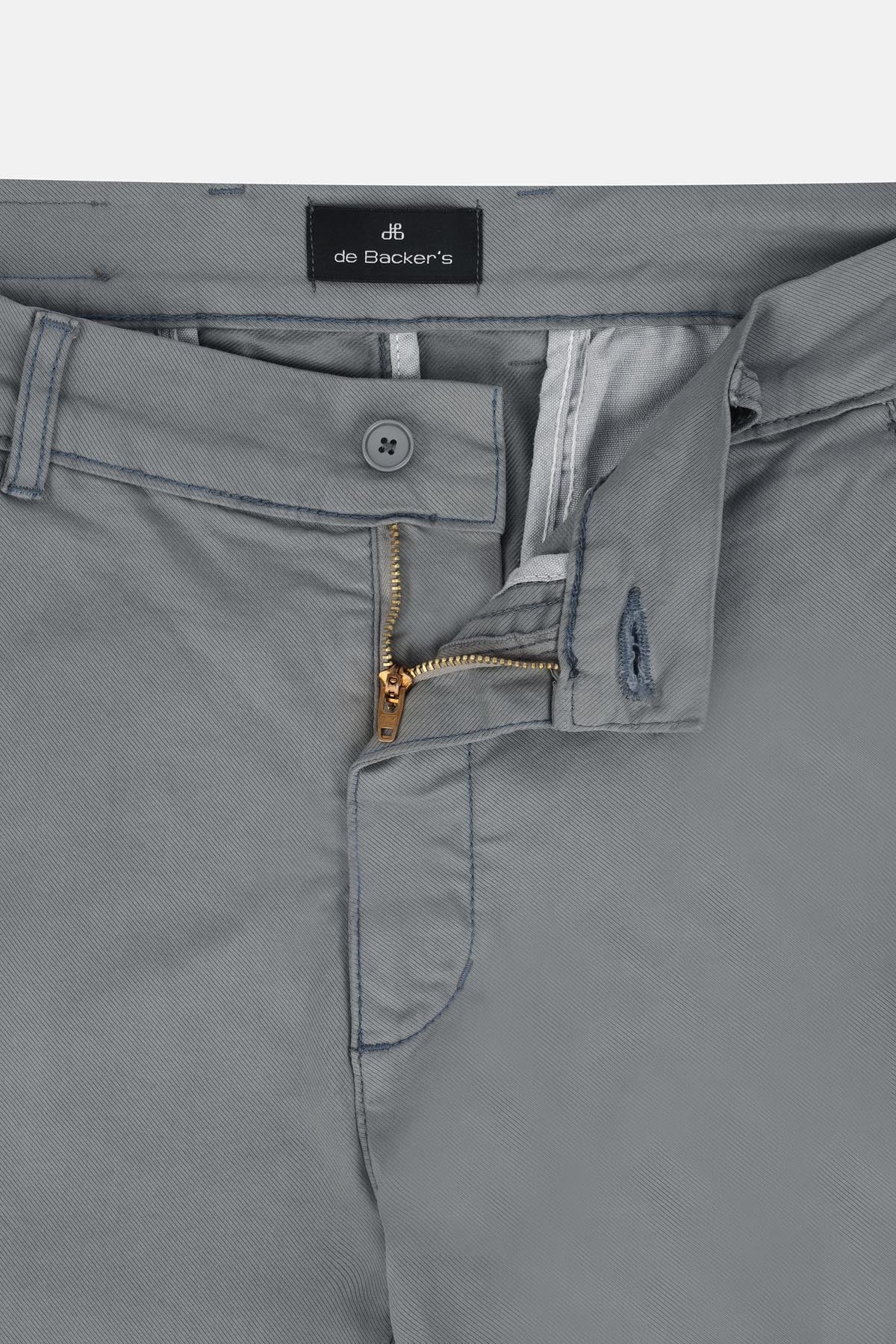 Chino Twill Gray Slim  Pant