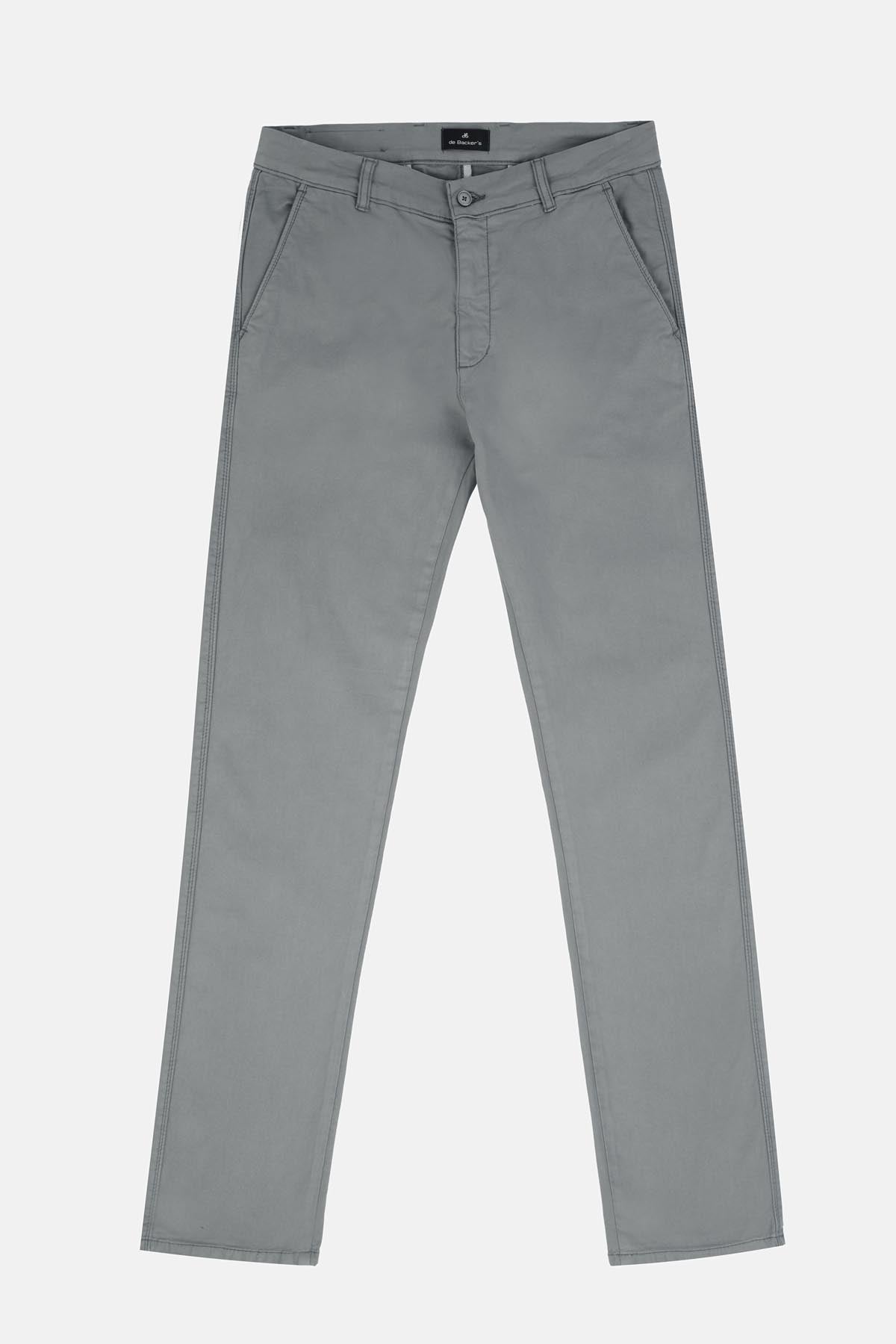 Chino Twill Gray Slim  Pant