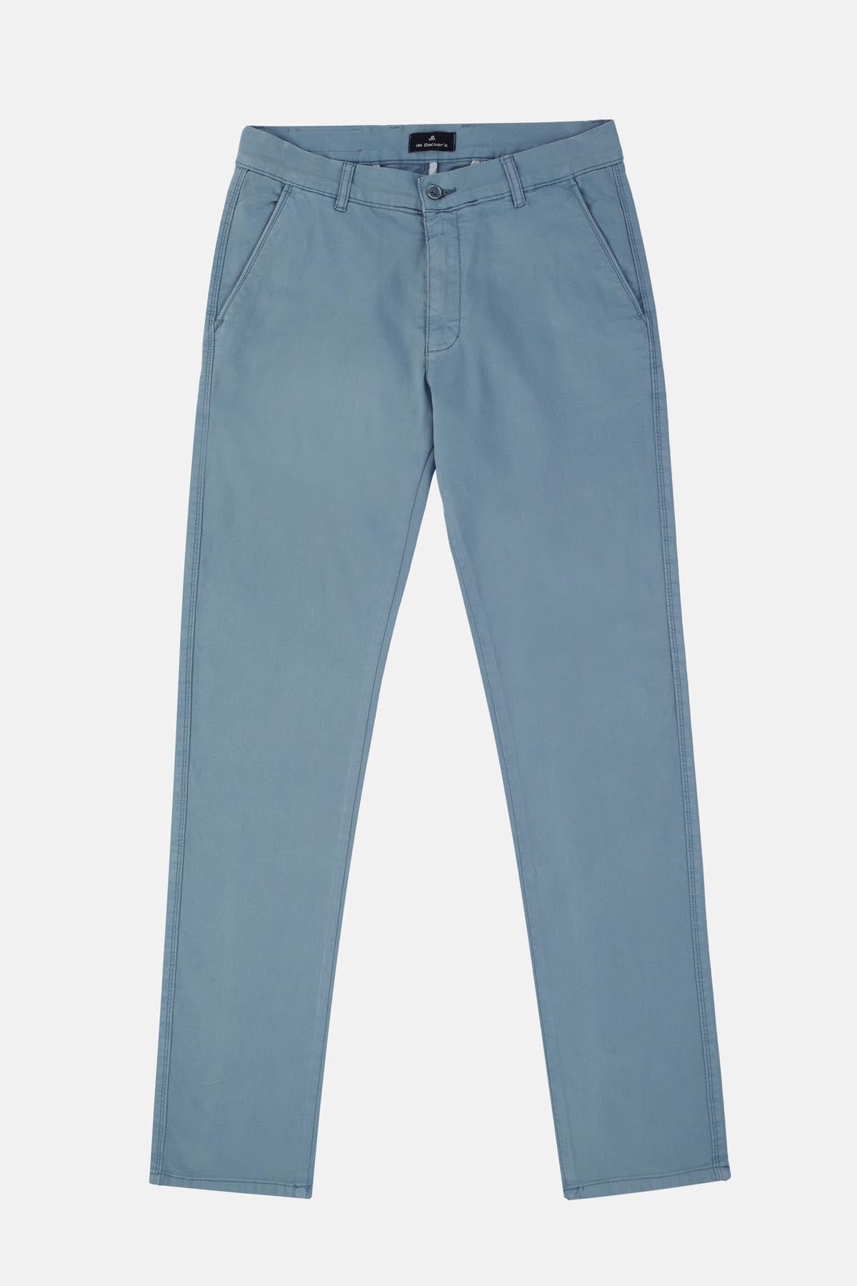 Chino Twill Air Force Blue Slim  Pant - 1