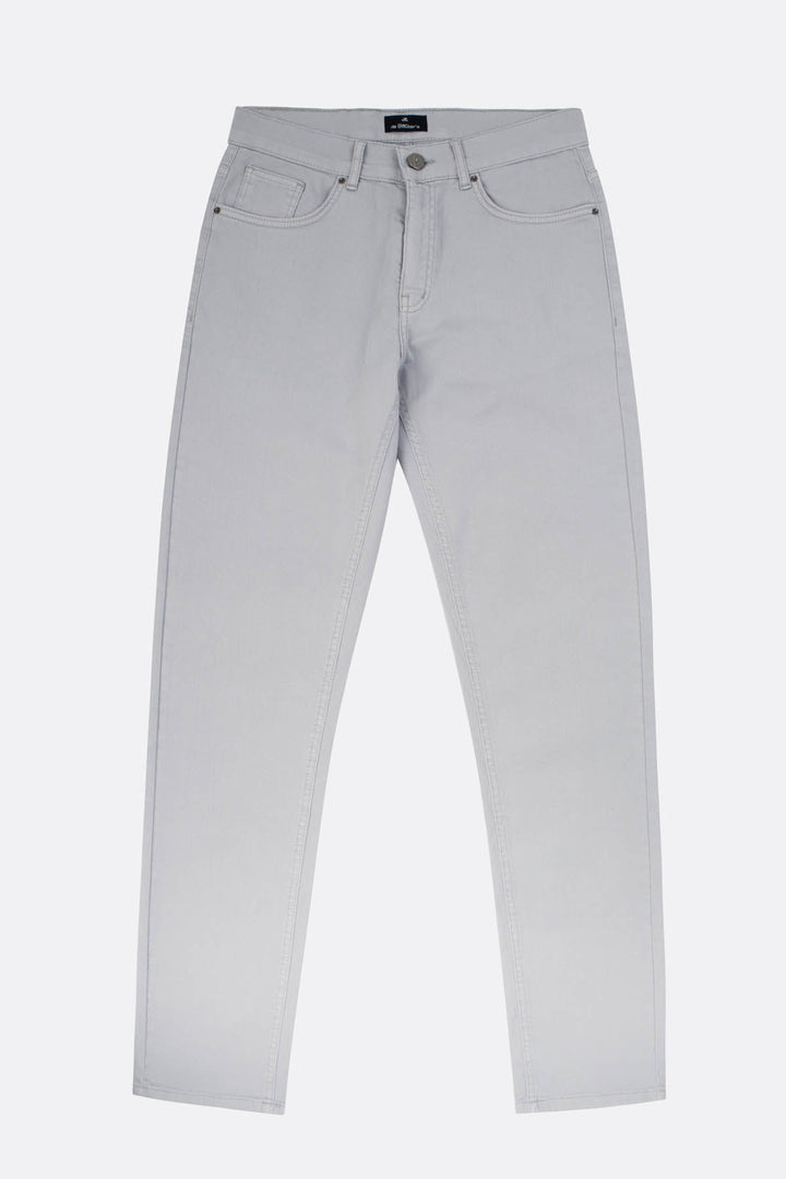 Dyed Light Gray Jeans - 5