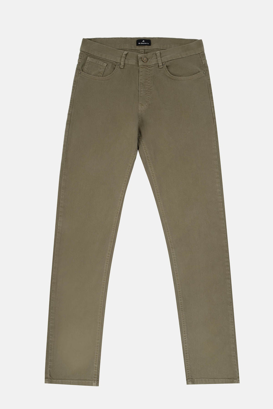 Dyed Dark Beige Jeans - 5