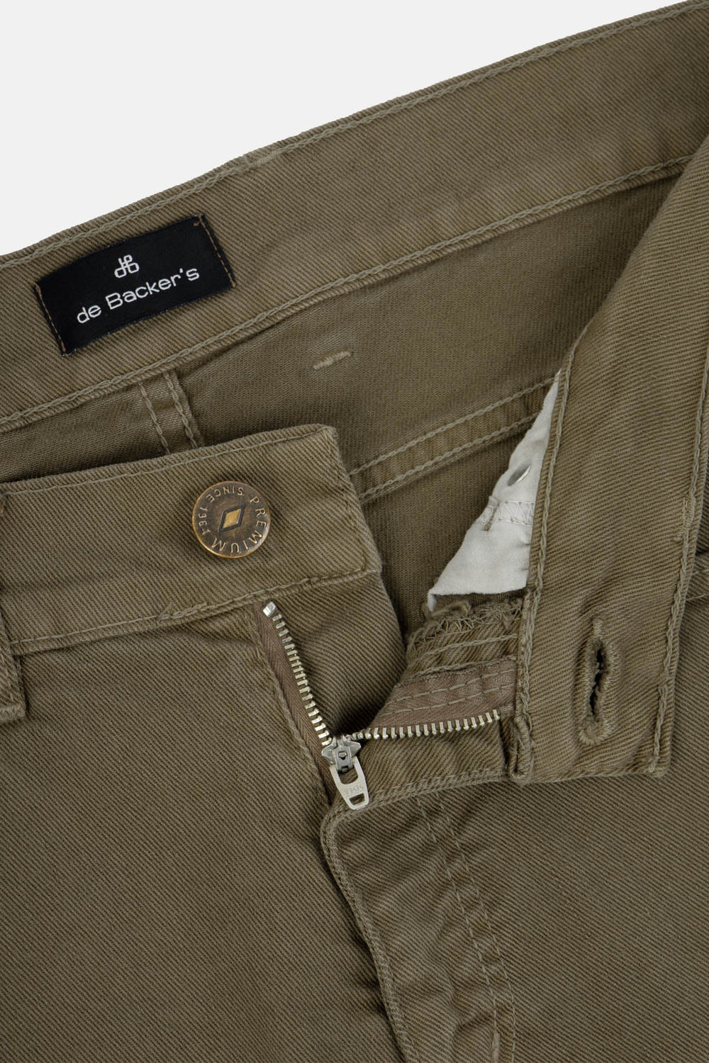 Dyed Dark Beige Jeans - 2