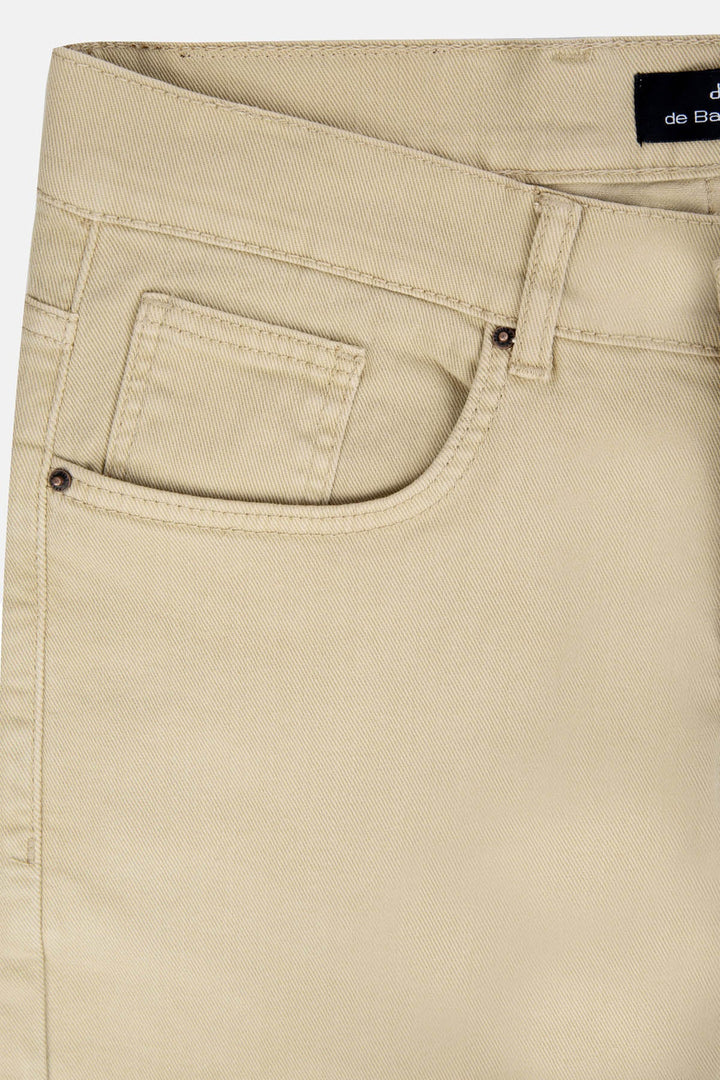 Dyed Dun Beige Jeans - 3