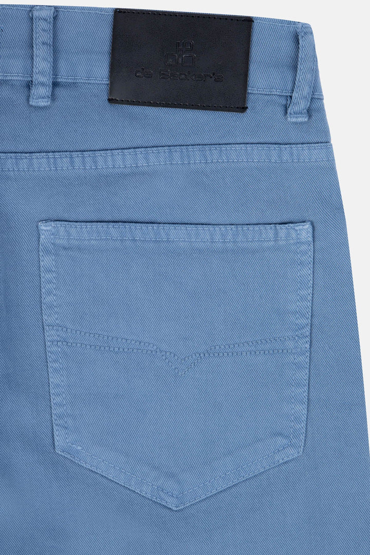 Dyed Faded Blue  Jeans - 4