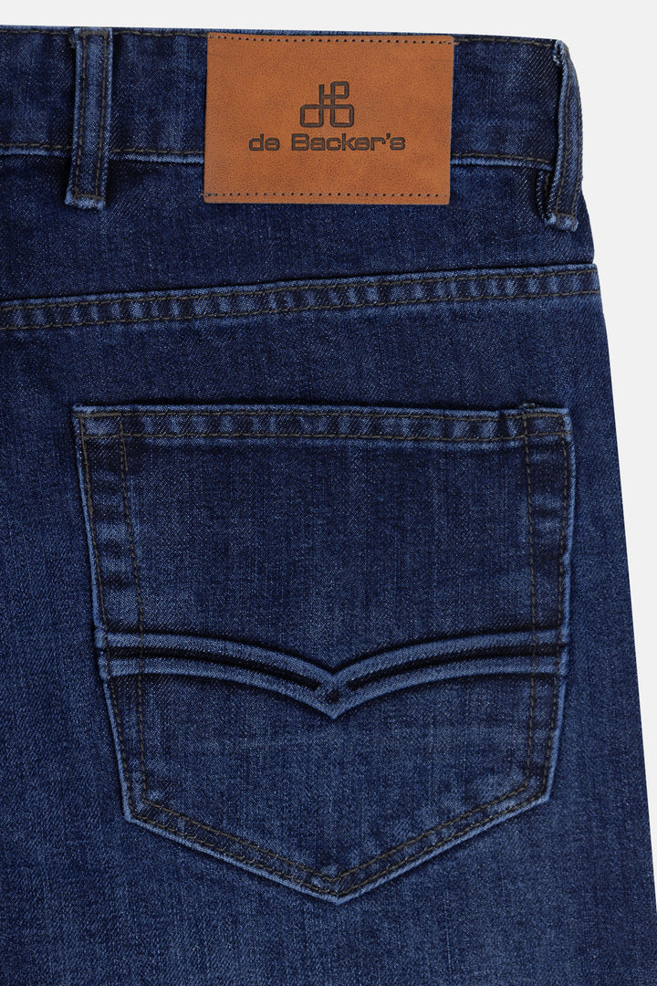 Blue Black Washed Jeans - 4