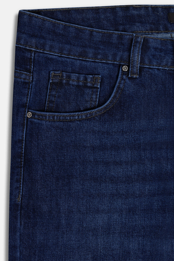 Blue Black Washed Jeans - 3