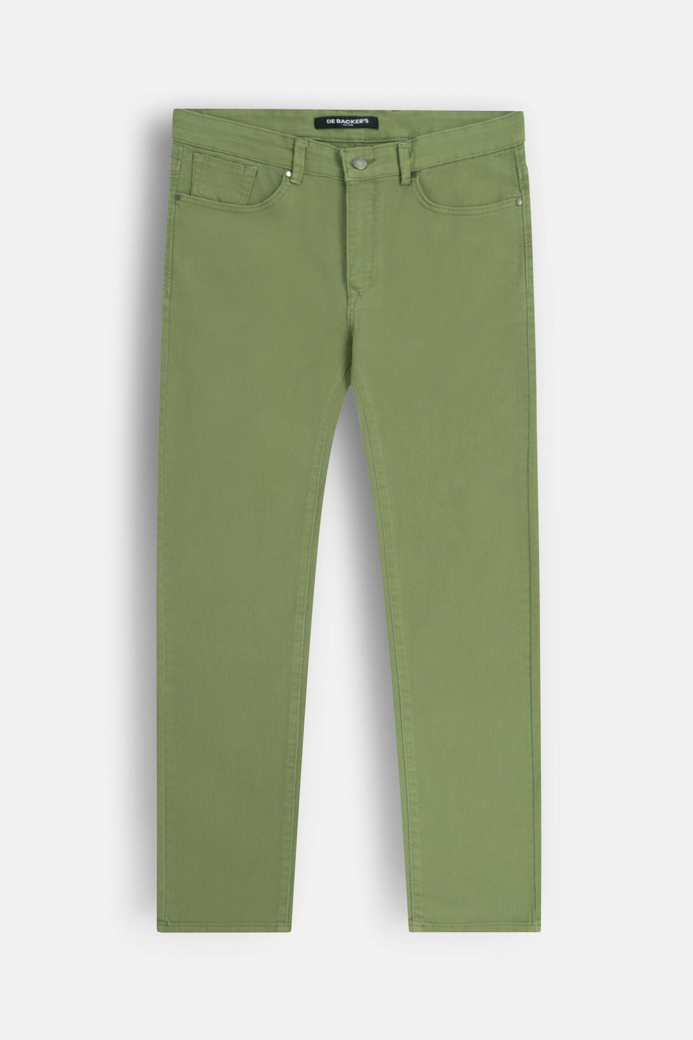 Reseda Green dyed Jeans