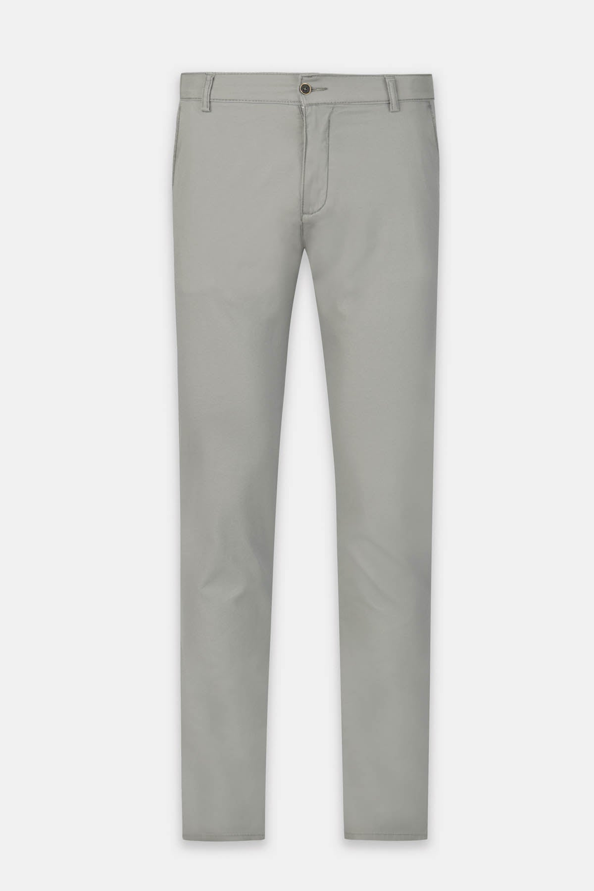 Pique Silver Chino Pant - 1