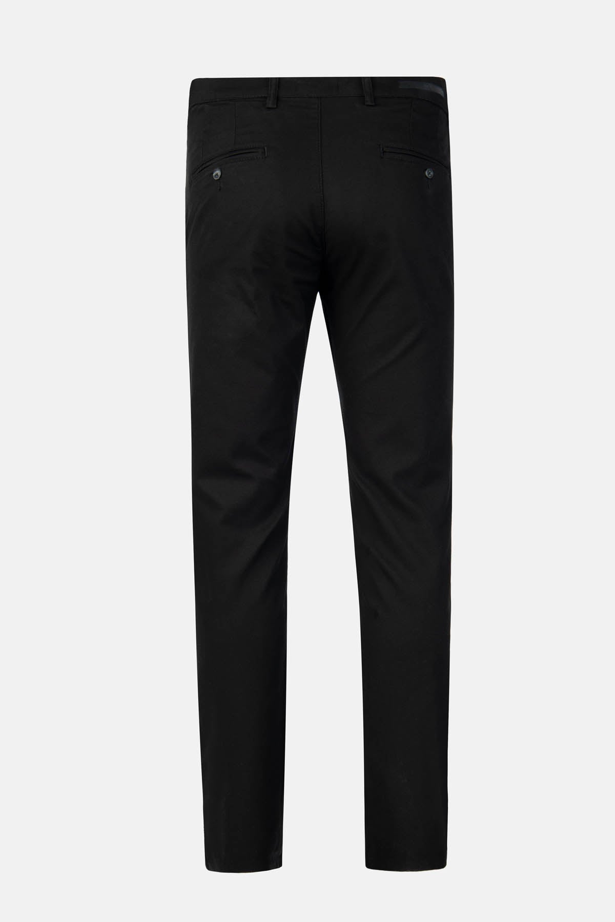 Pique Black Chino Pant