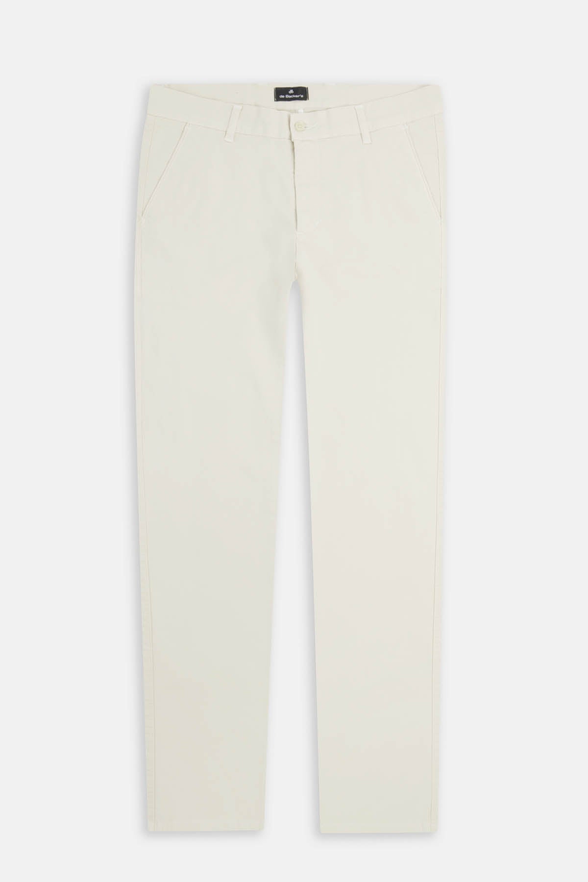 Twill Patterned Chino Alabaster Light-Beige Pant