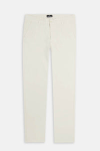 Twill Patterned Chino Alabaster Light-Beige Pant - 1