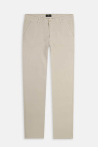 Twill Patterned Chino Bone Beige Pant - 1