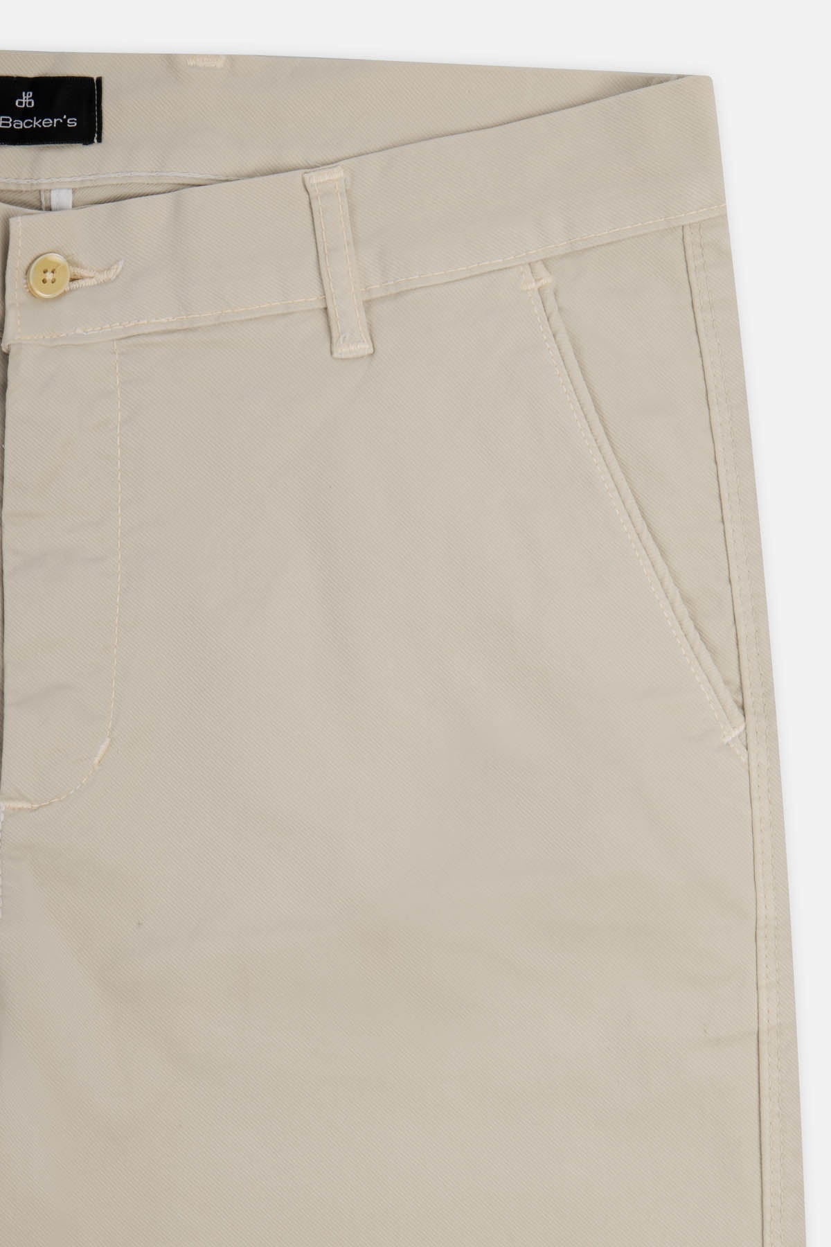 Twill Patterned Chino Bone Beige Pant