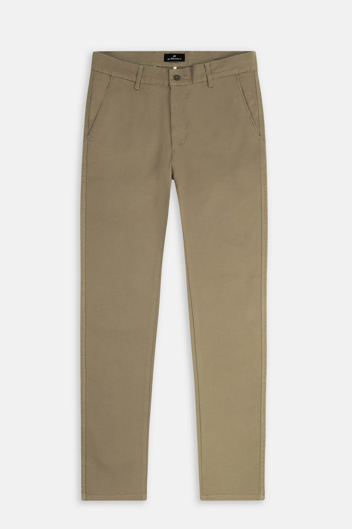 Twill Patterned Chino Beaver Brown Pant