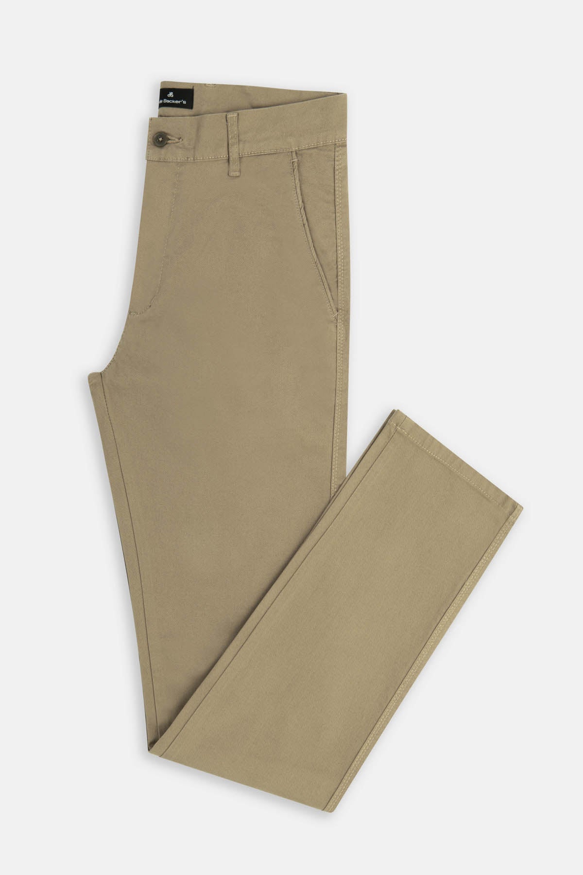 Twill Patterned Chino Beaver Brown Pant