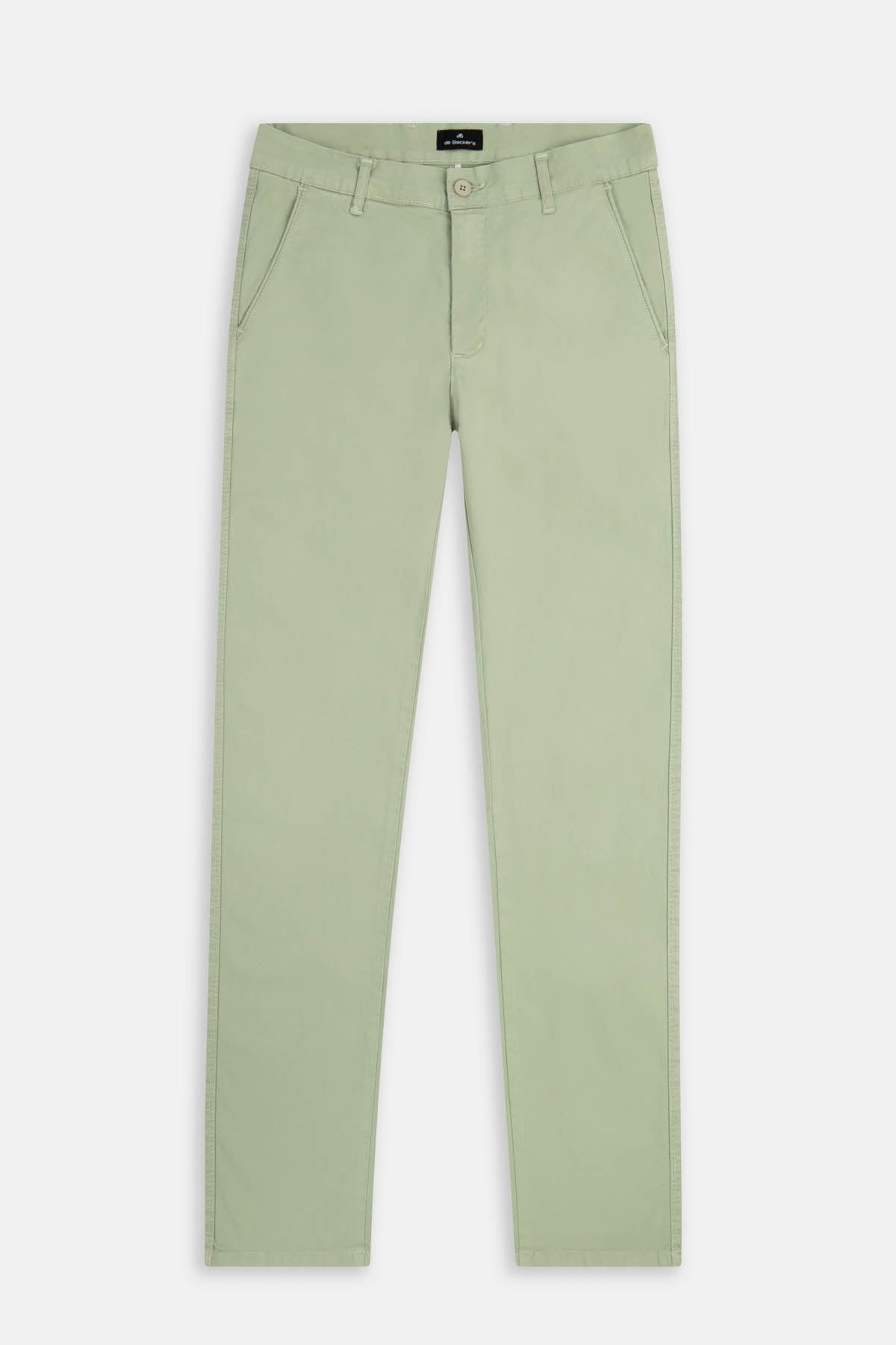 Twill Patterned Chino Sage Grayish-Green Pant - 1