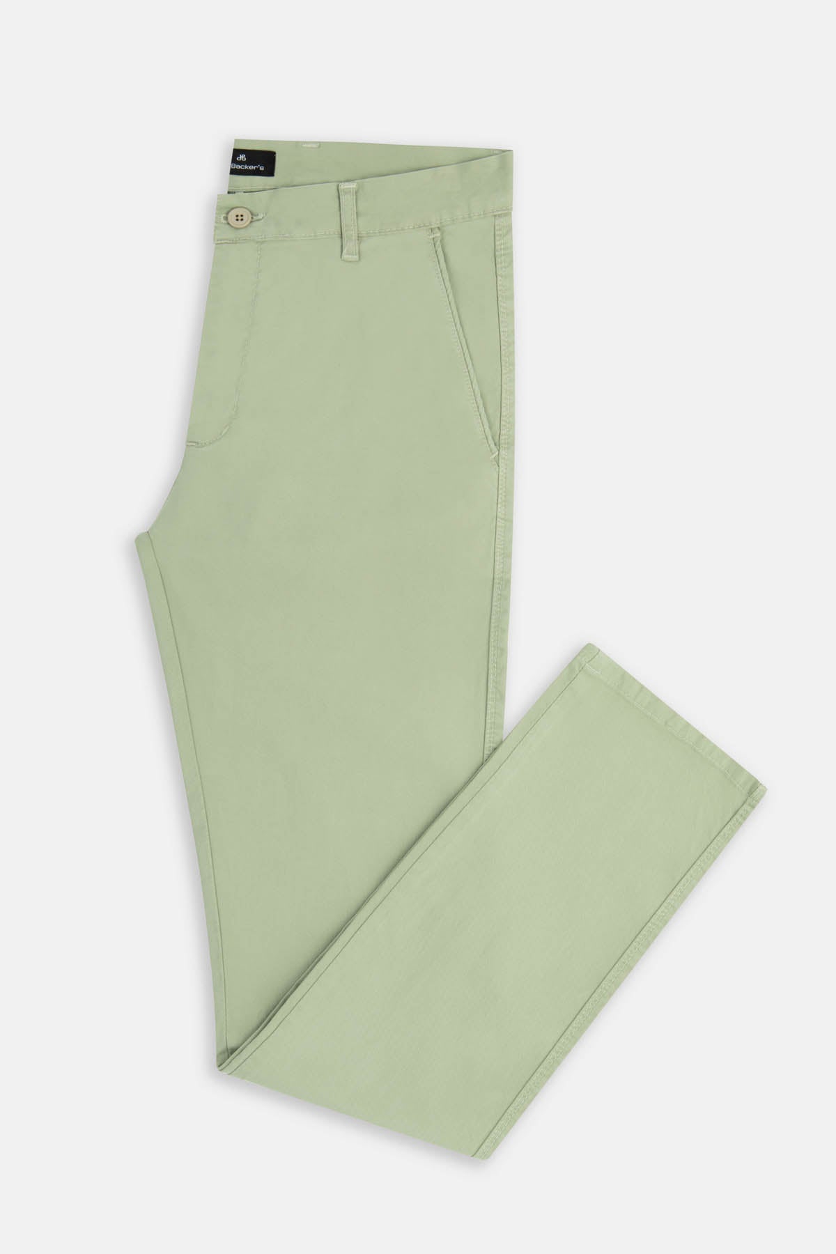 Twill Patterned Chino Sage Grayish-Green Pant