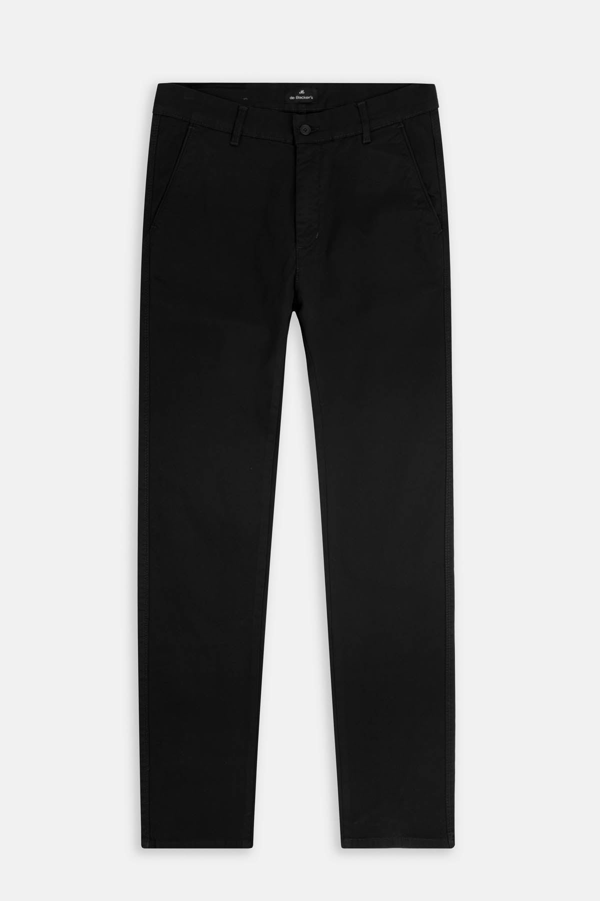 Twill Patterned Chino Black Pant