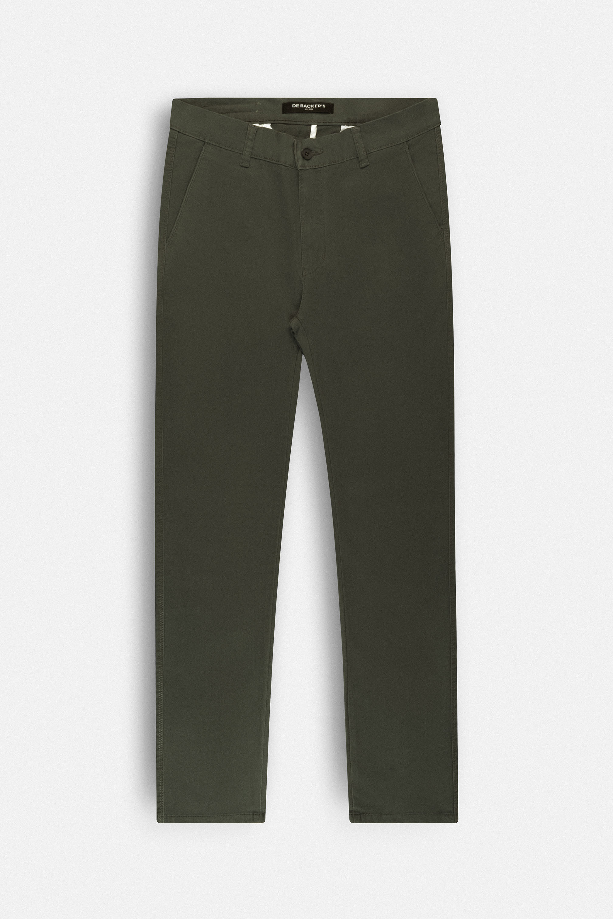 Dark Green Chino Gabardine Pant