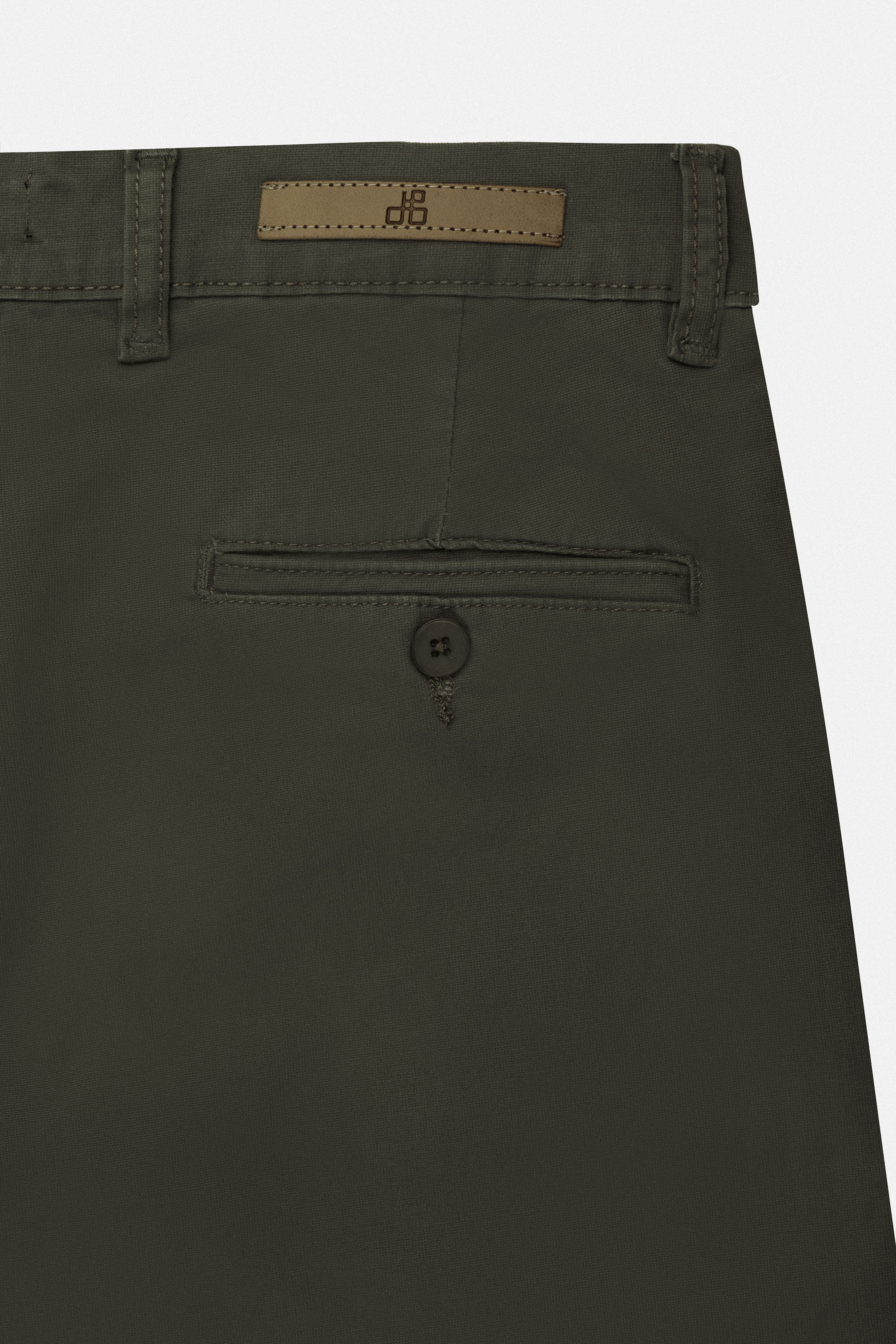 Dark Green Chino Gabardine Pant