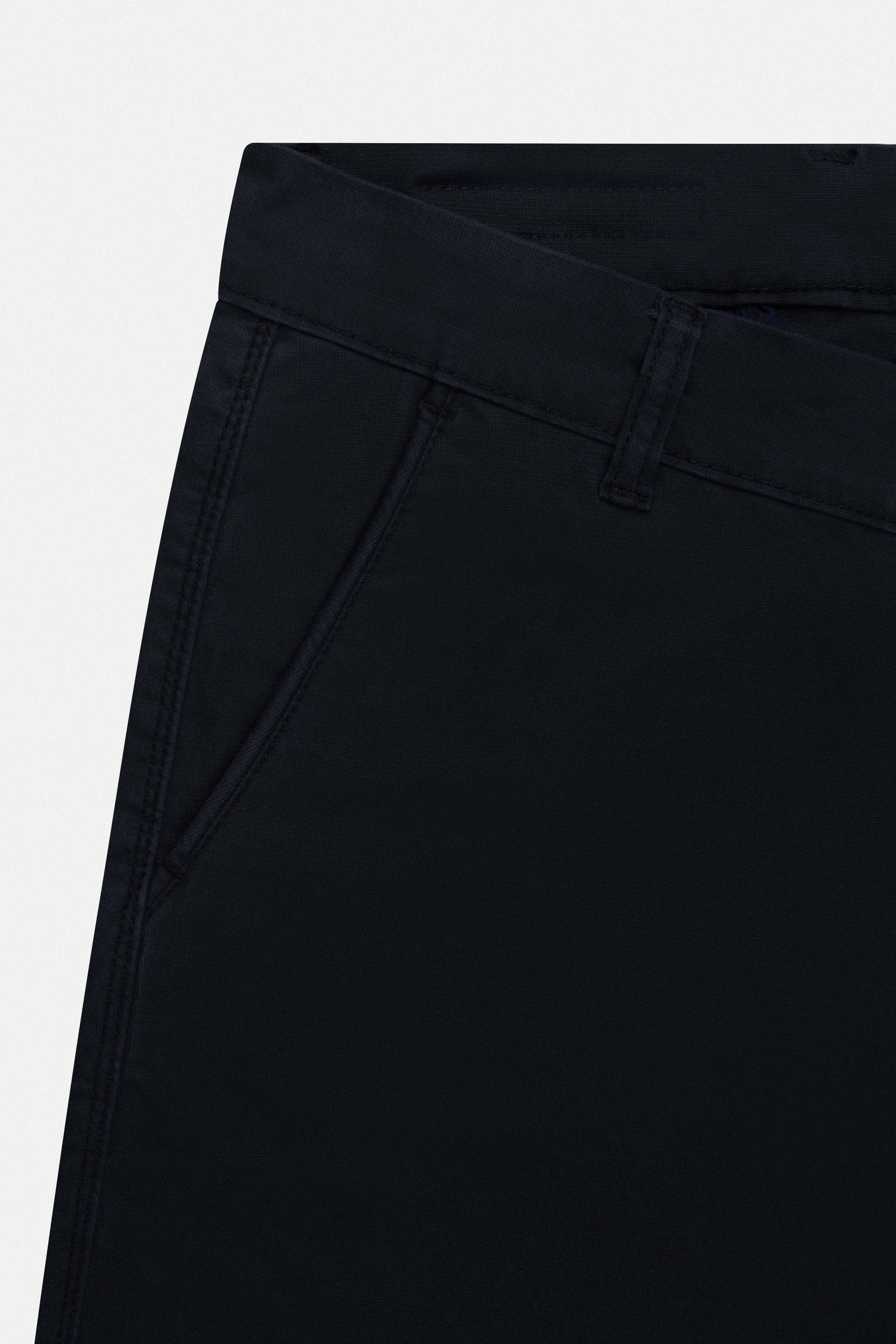 Dark Navy Chino Gabardine Pant