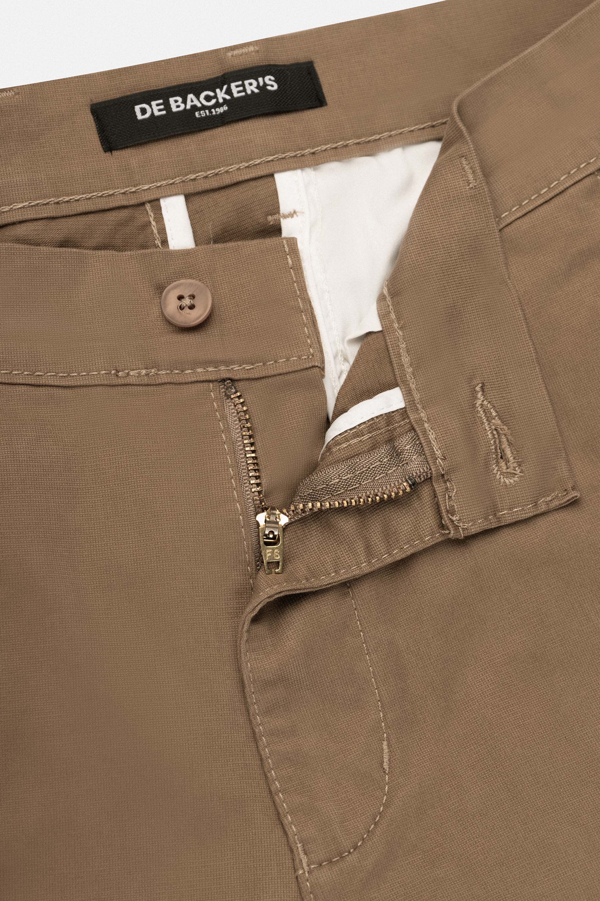 Pastel Brown Chino Gabardine Pant