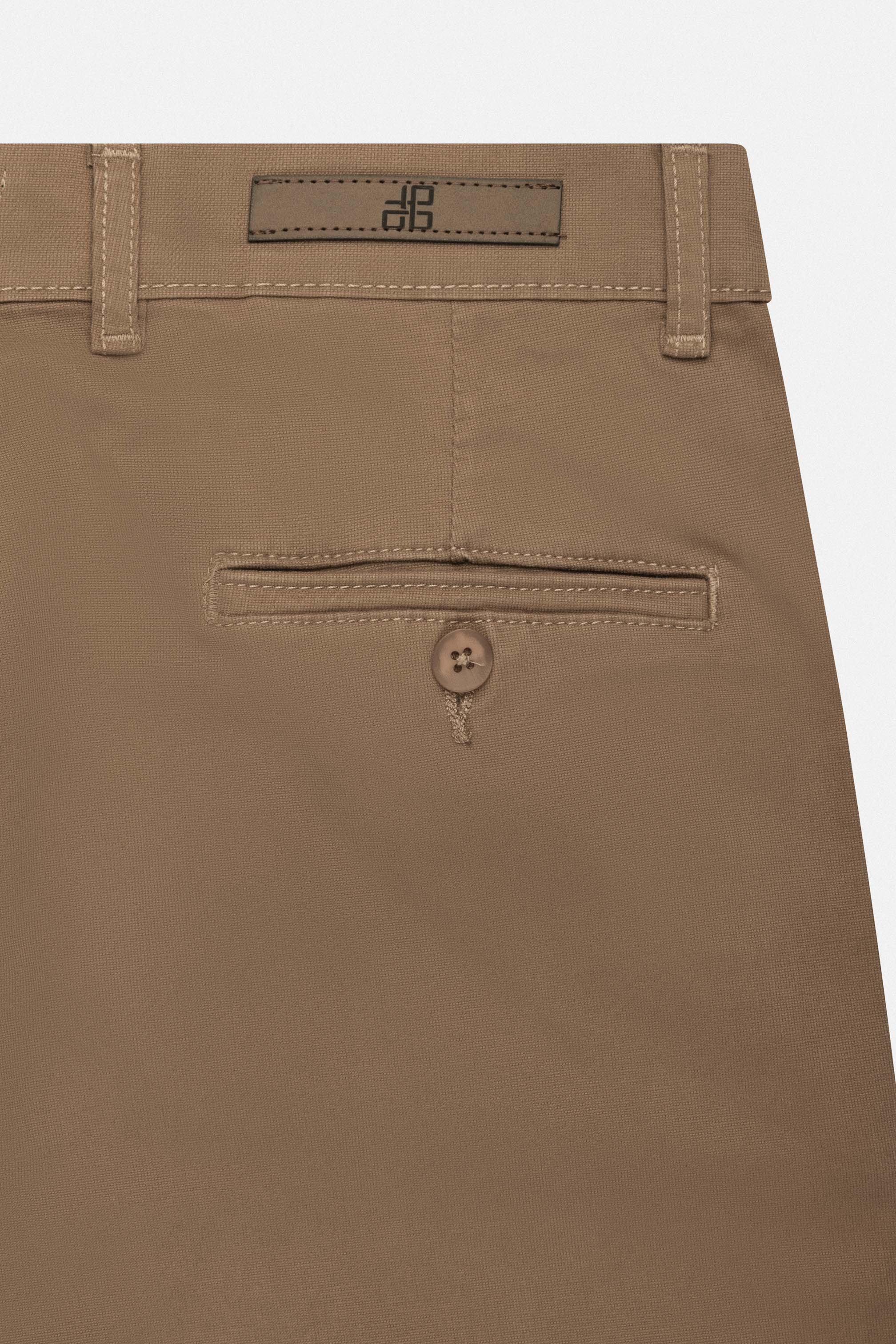 Pastel Brown Chino Gabardine Pant